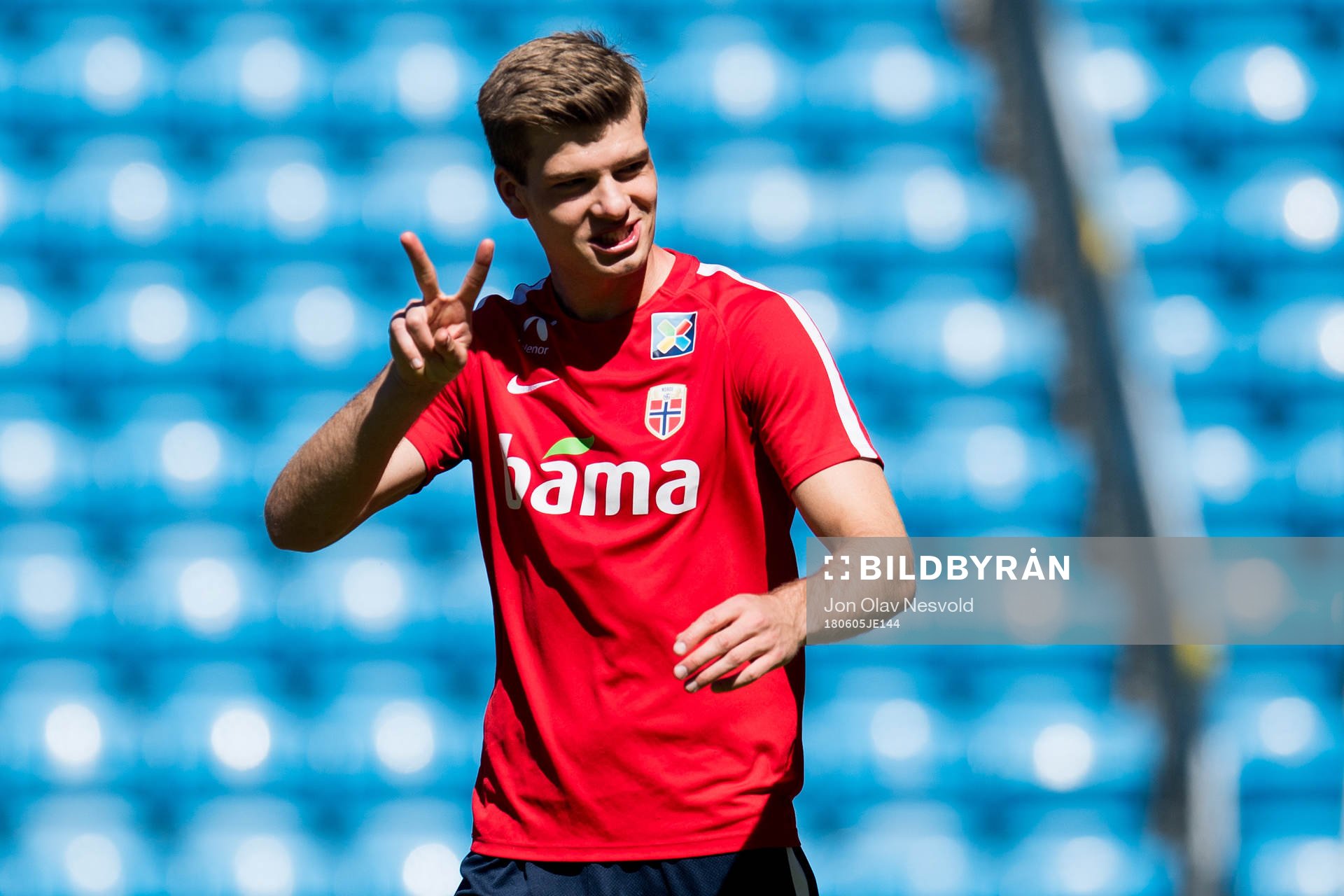 Alexander Sørloth of Norway