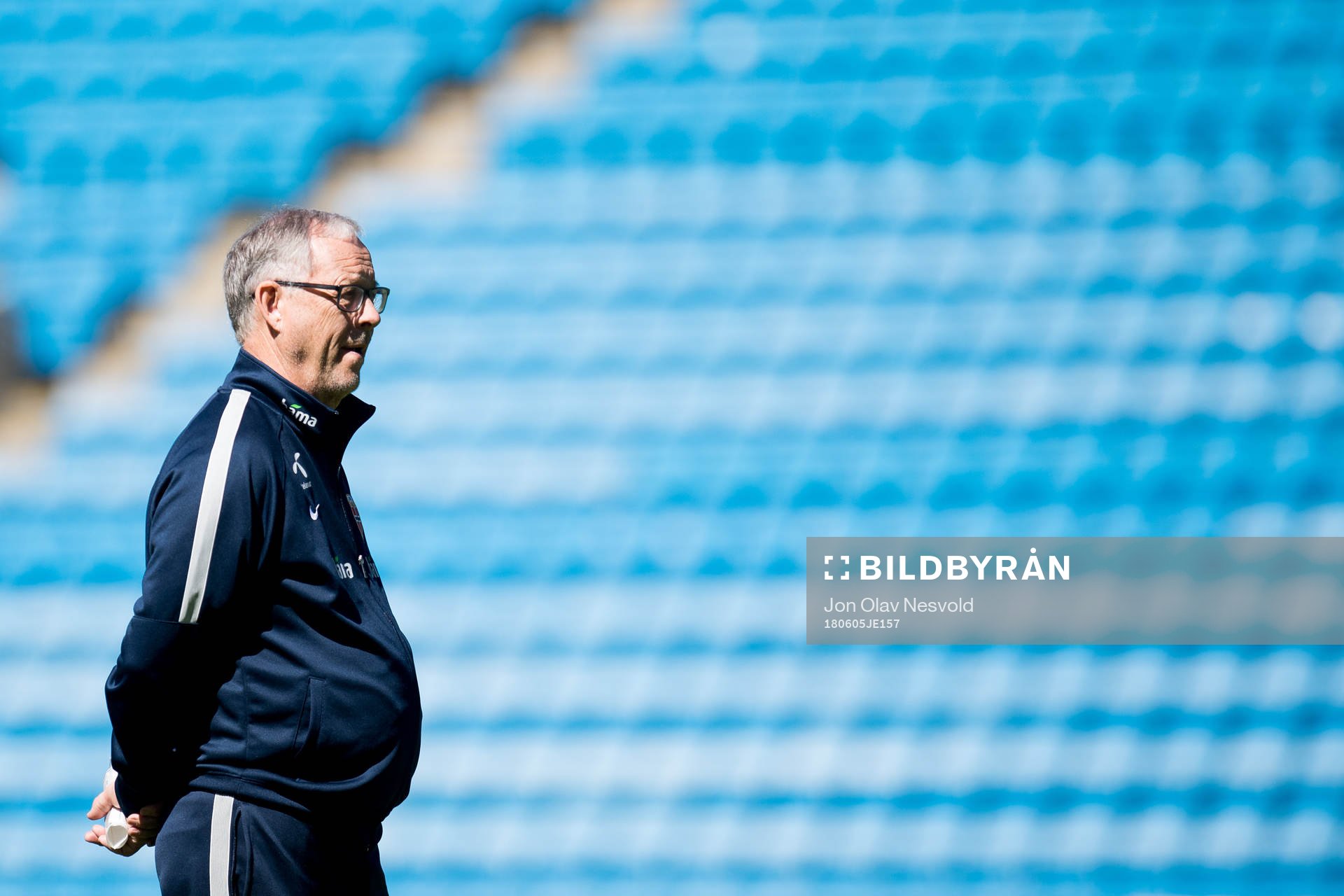Lars Lagerbäck, head coach of Norway
