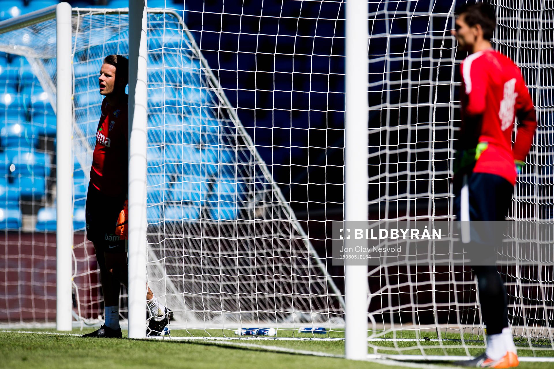 Goalkeeper Ørjan Nyland and goalkeeper Rune Almenning