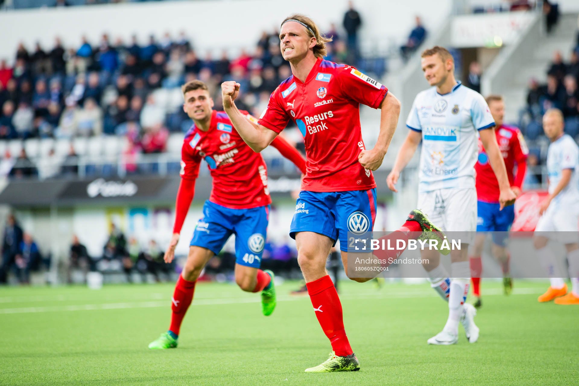 Helsingborgs Carl Johansson jublar