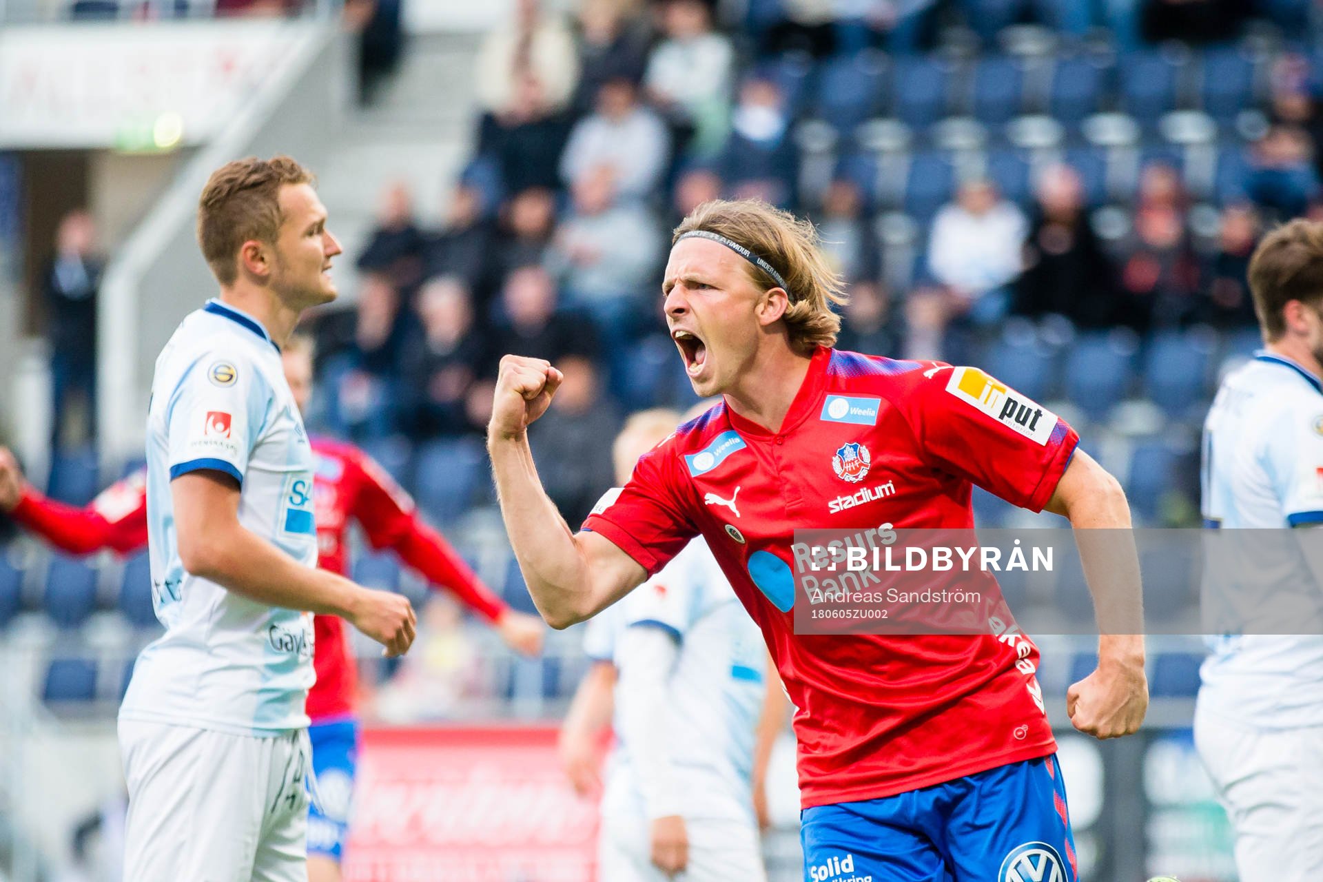 Helsingborgs Carl Johansson jublar
