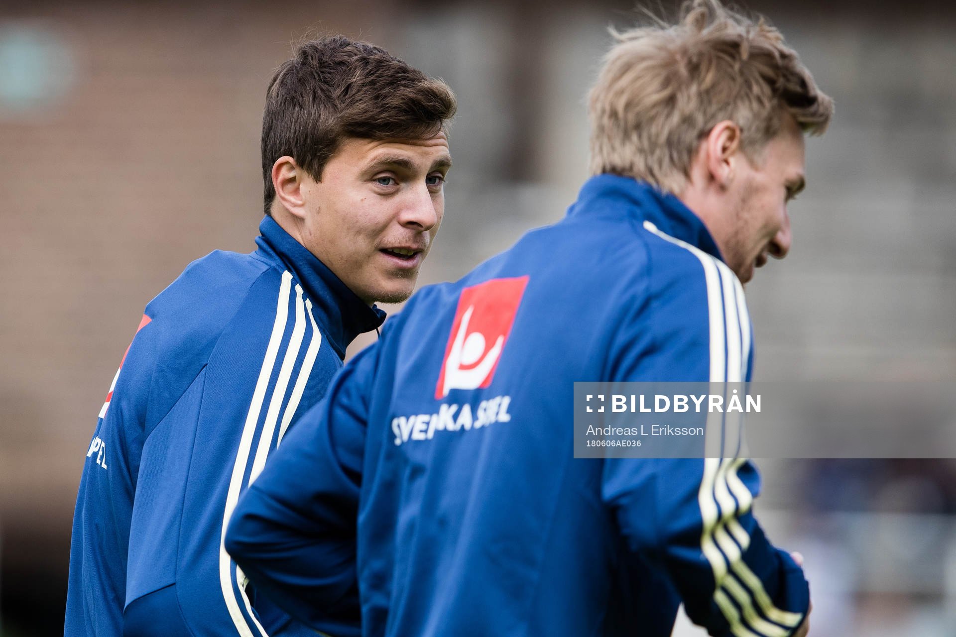 Sveriges Victor Nilsson Lindelöf och Emil Forsberg