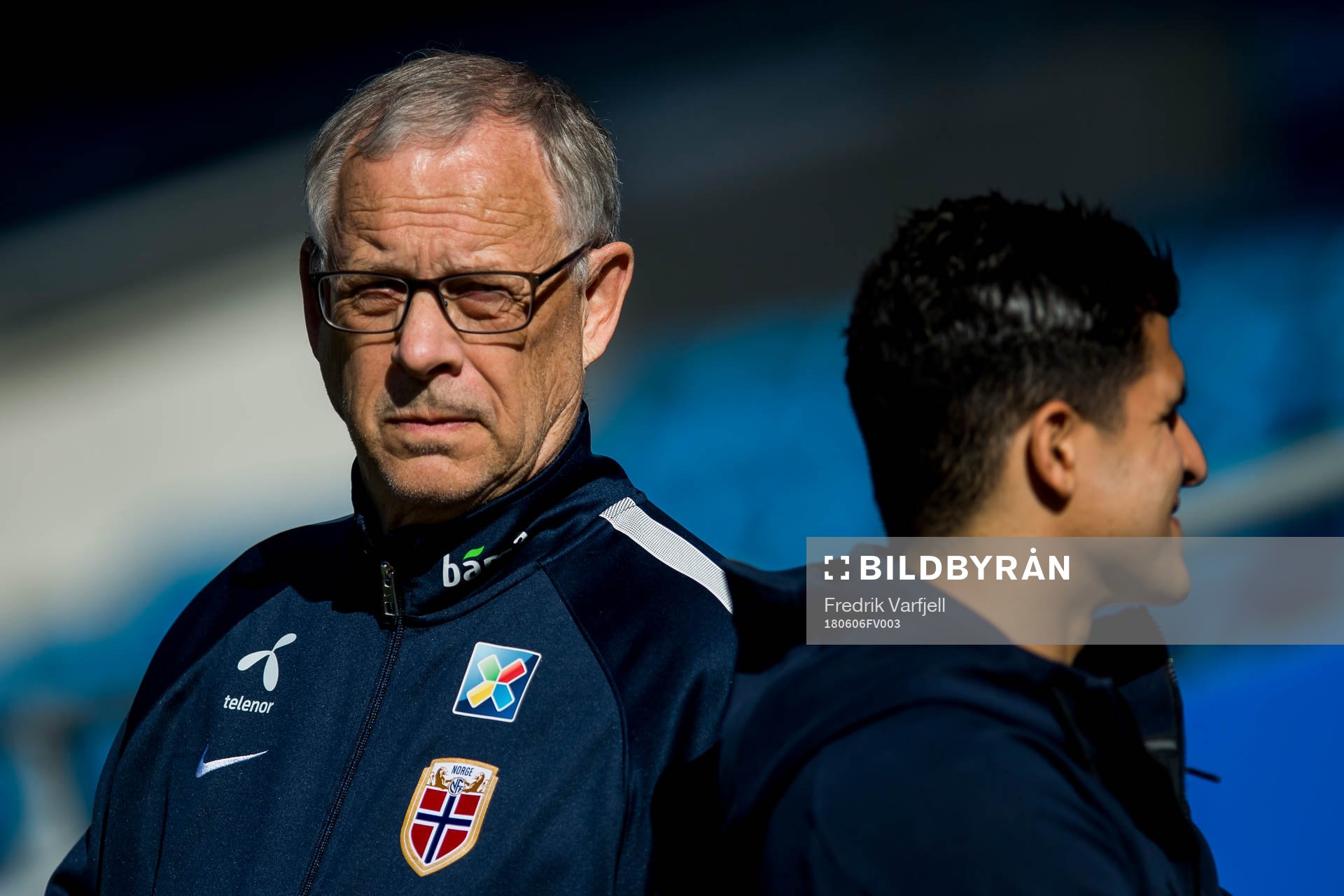 Lars Lagerbäck, head coach of Norway