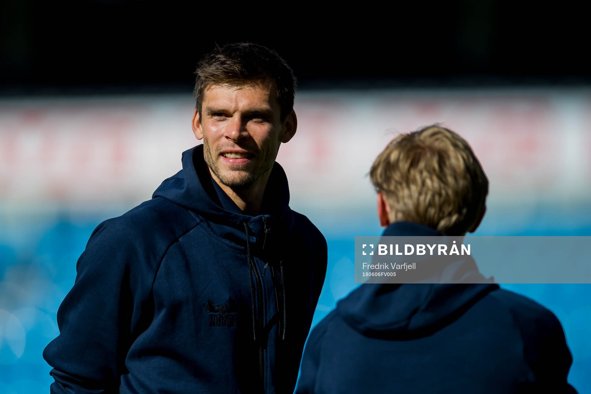Goalkeeper Rune Almenning Jarstein of Norway