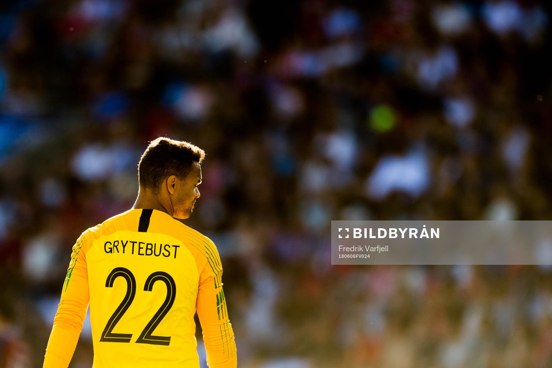 Goalkeeper Sten Grytebust of Norway