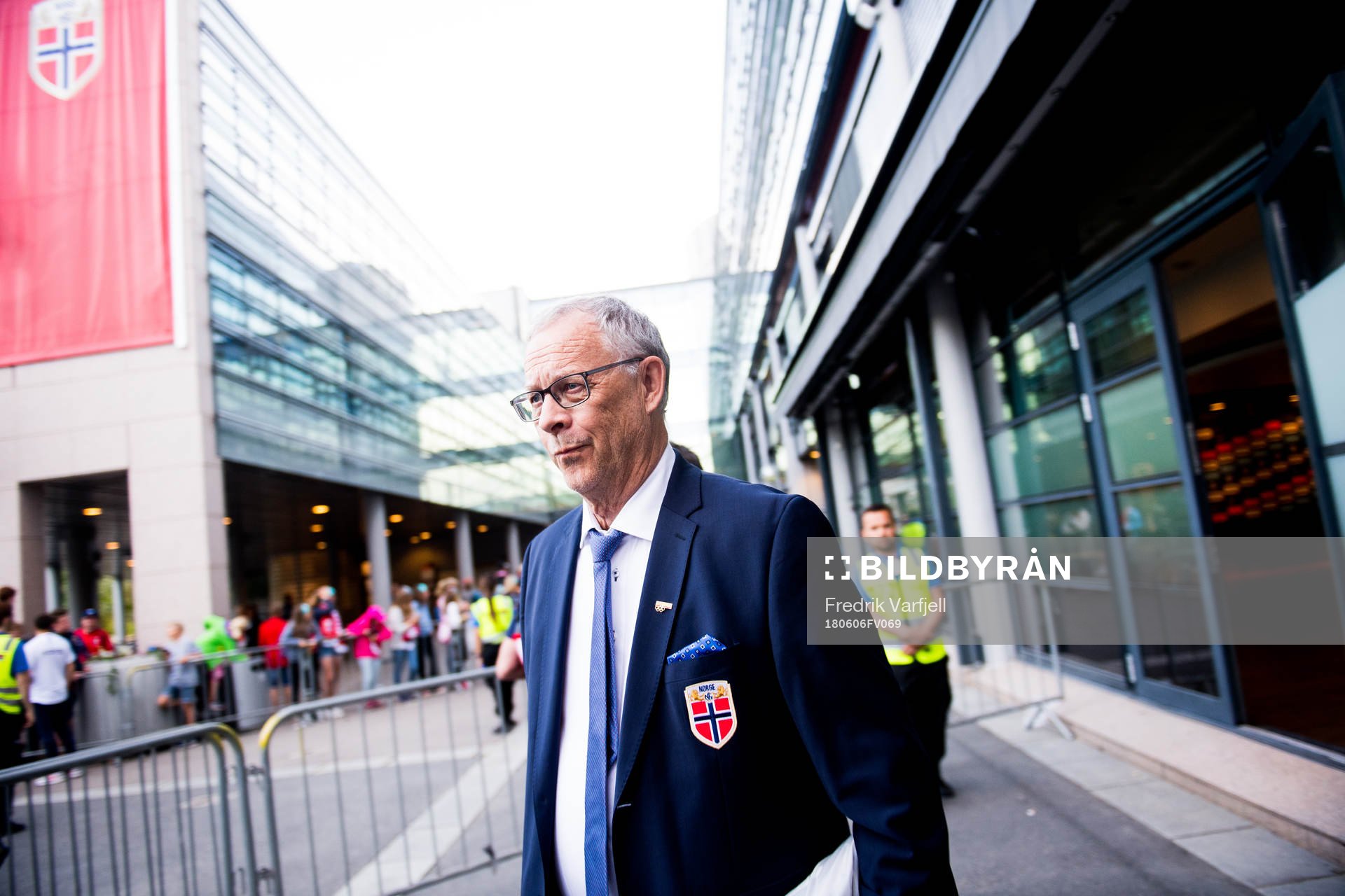 Lars Lagerbäck, head coach of Norway