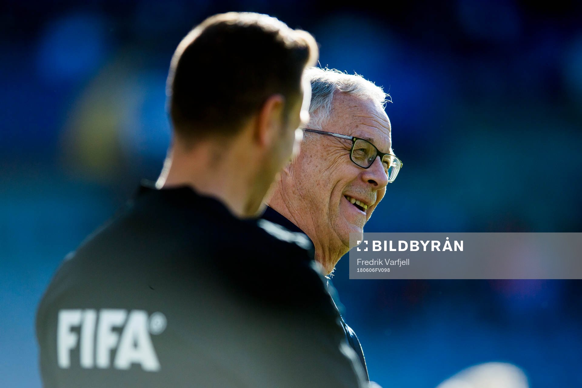 Lars Lagerbäck, head coach of Norway