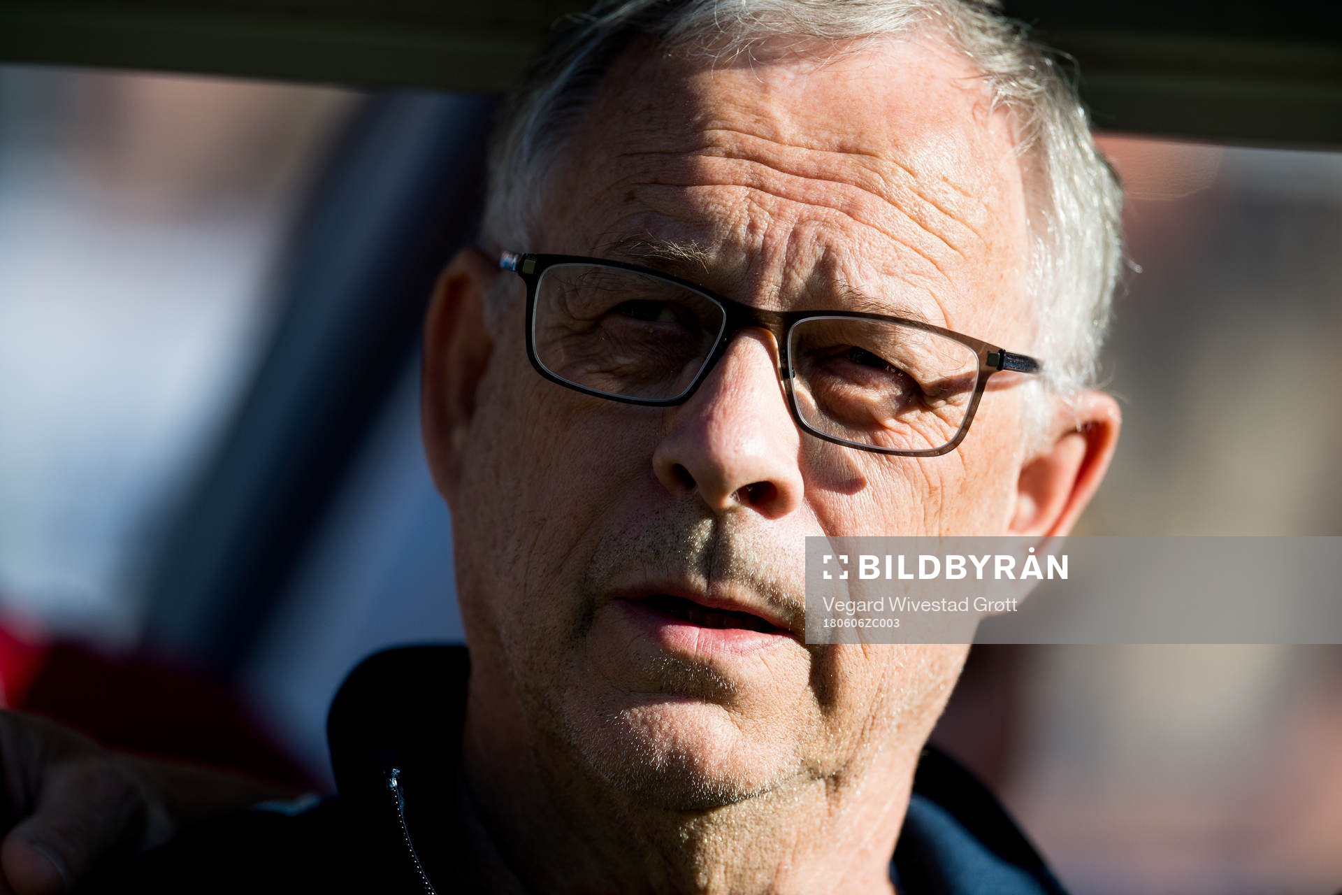Lars Lagerbäck, head coach of Norway