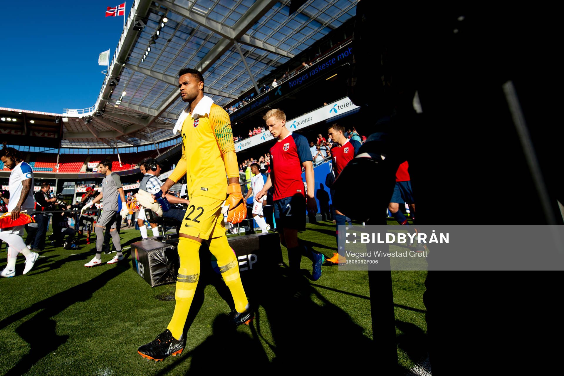 Goalkeeper Sten Grytebust of Norway
