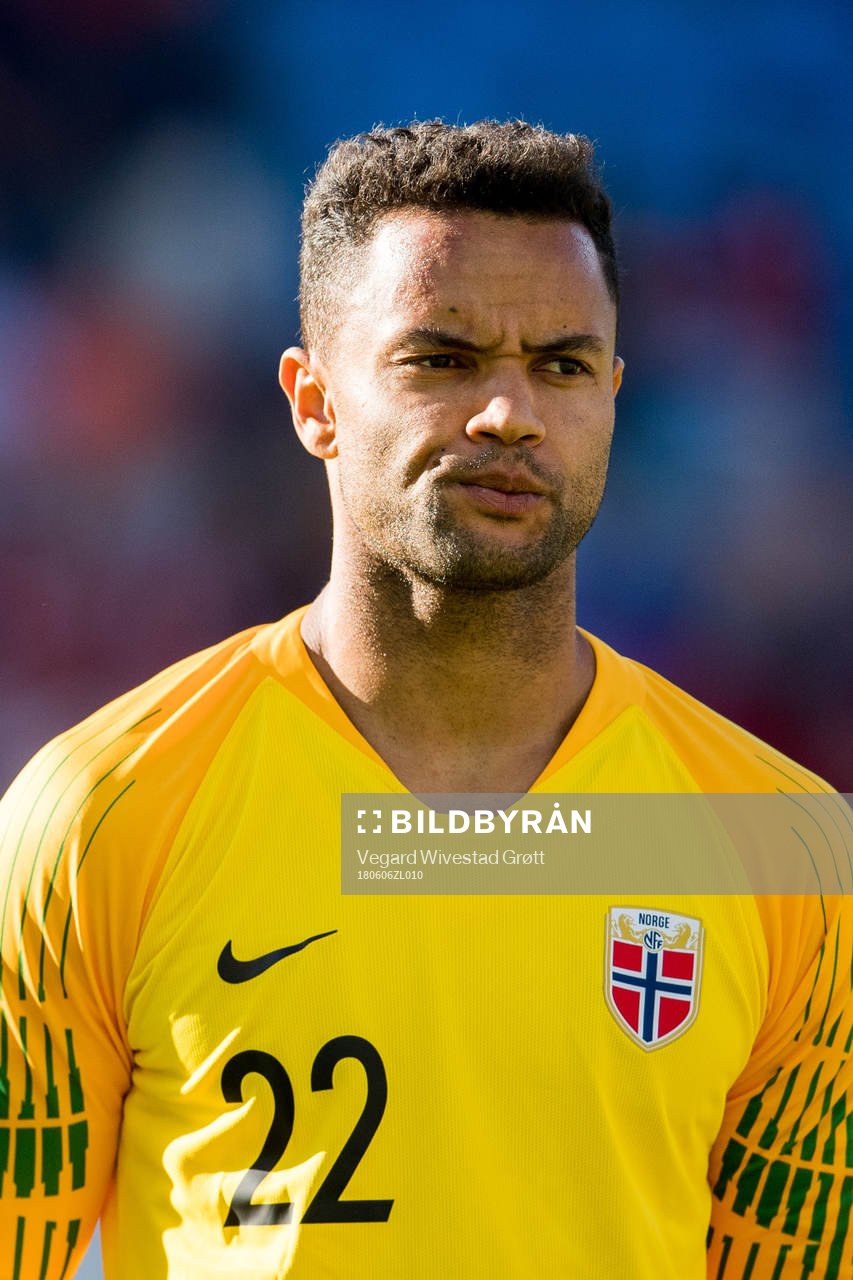Goalkeeper Sten Grytebust of Norway