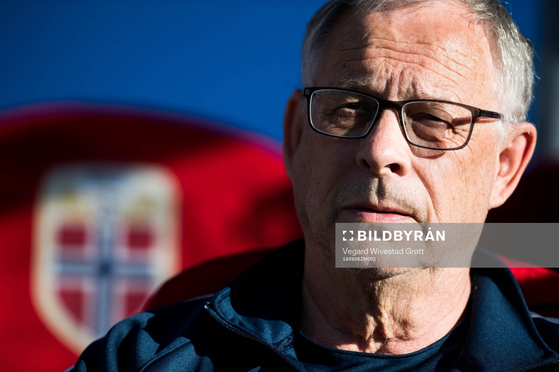 Lars Lagerbäck, head coach of Norway