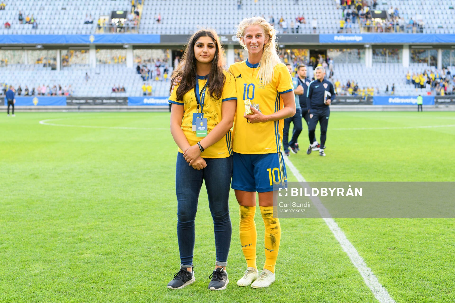 Sveriges Sofia Jakobsson får pris som matchens lirare