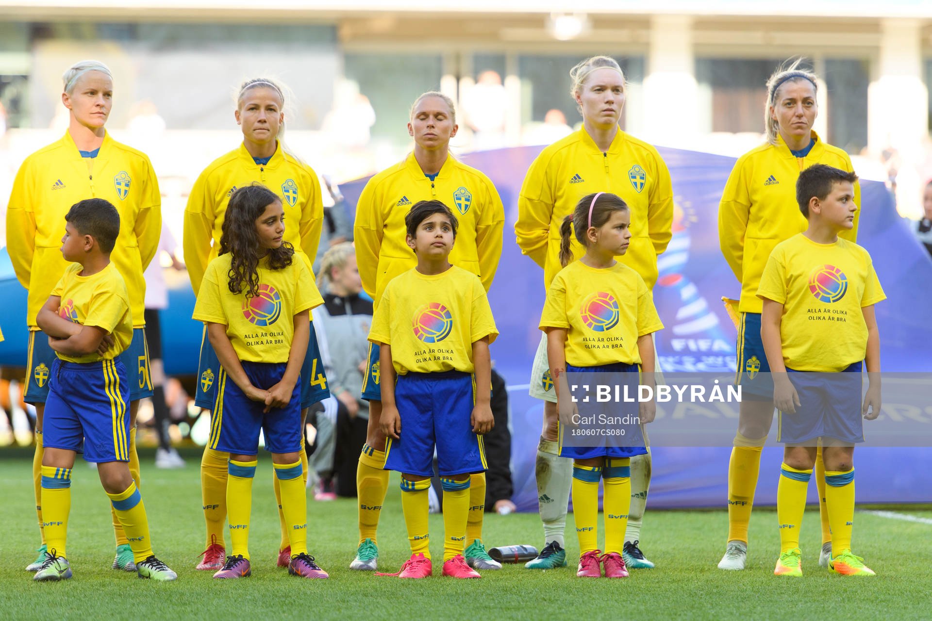 Sveriges Nilla Fischer, Hanna Glas, Jonna Andersson,