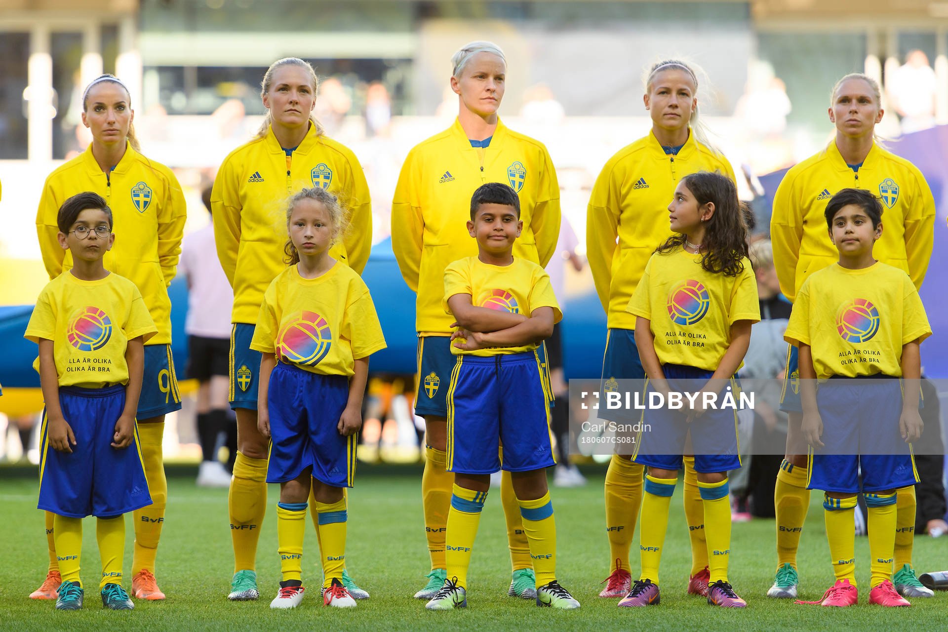 Sveriges Kosovare Asllani, Magdalena Ericsson, Nilla