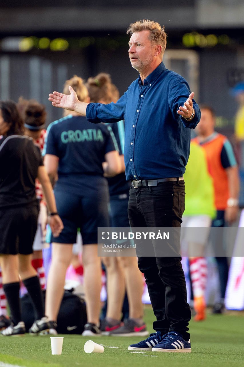Sveriges förbundskapten Peter Gerhardsson