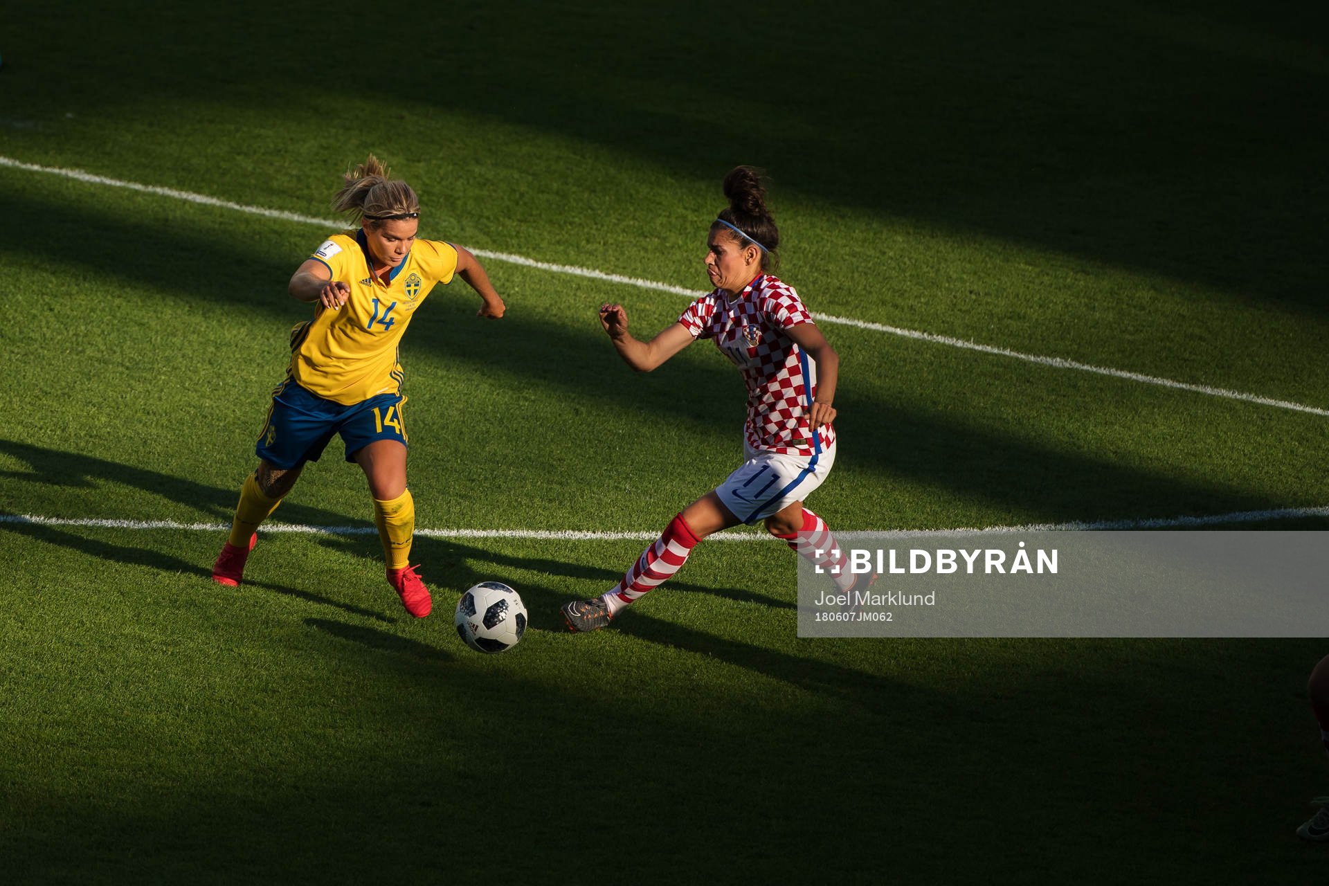 Sveriges Hanna Folkesson och Kroatiens Kristina Sudov