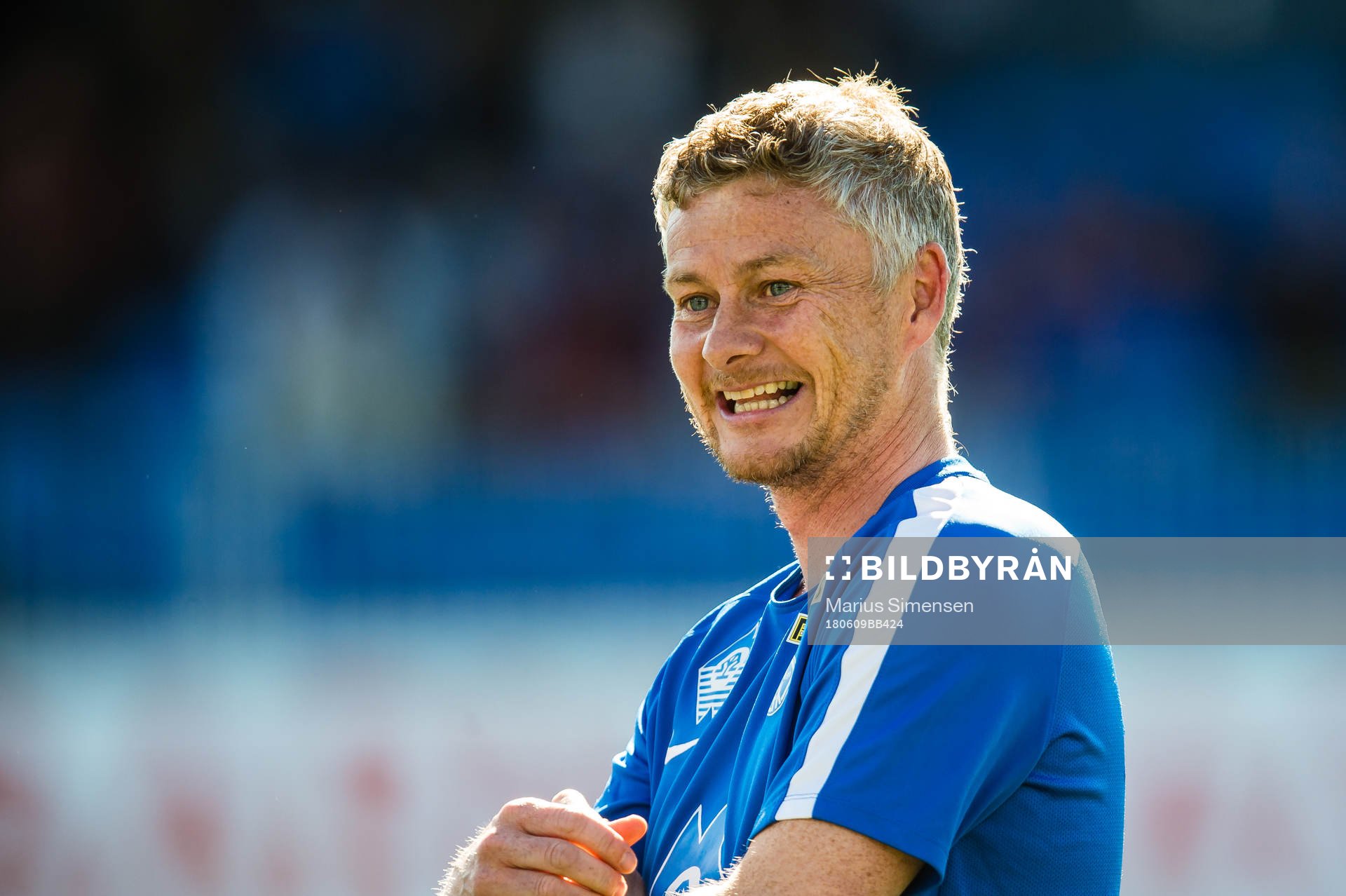 Ole Gunnar Solskjær, head coach of Molde