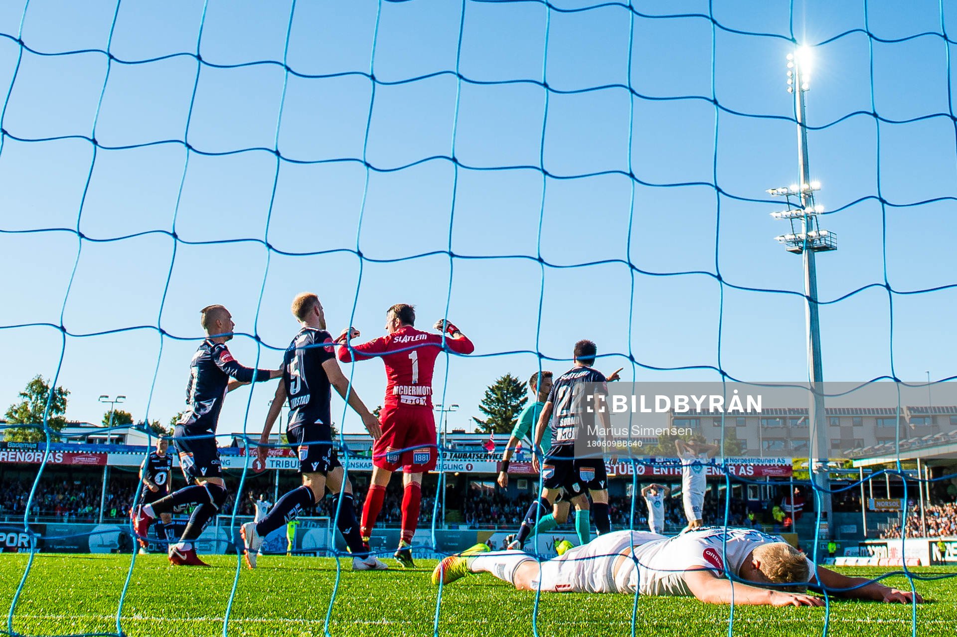 Erling Braut Håland of Molde looks dejected