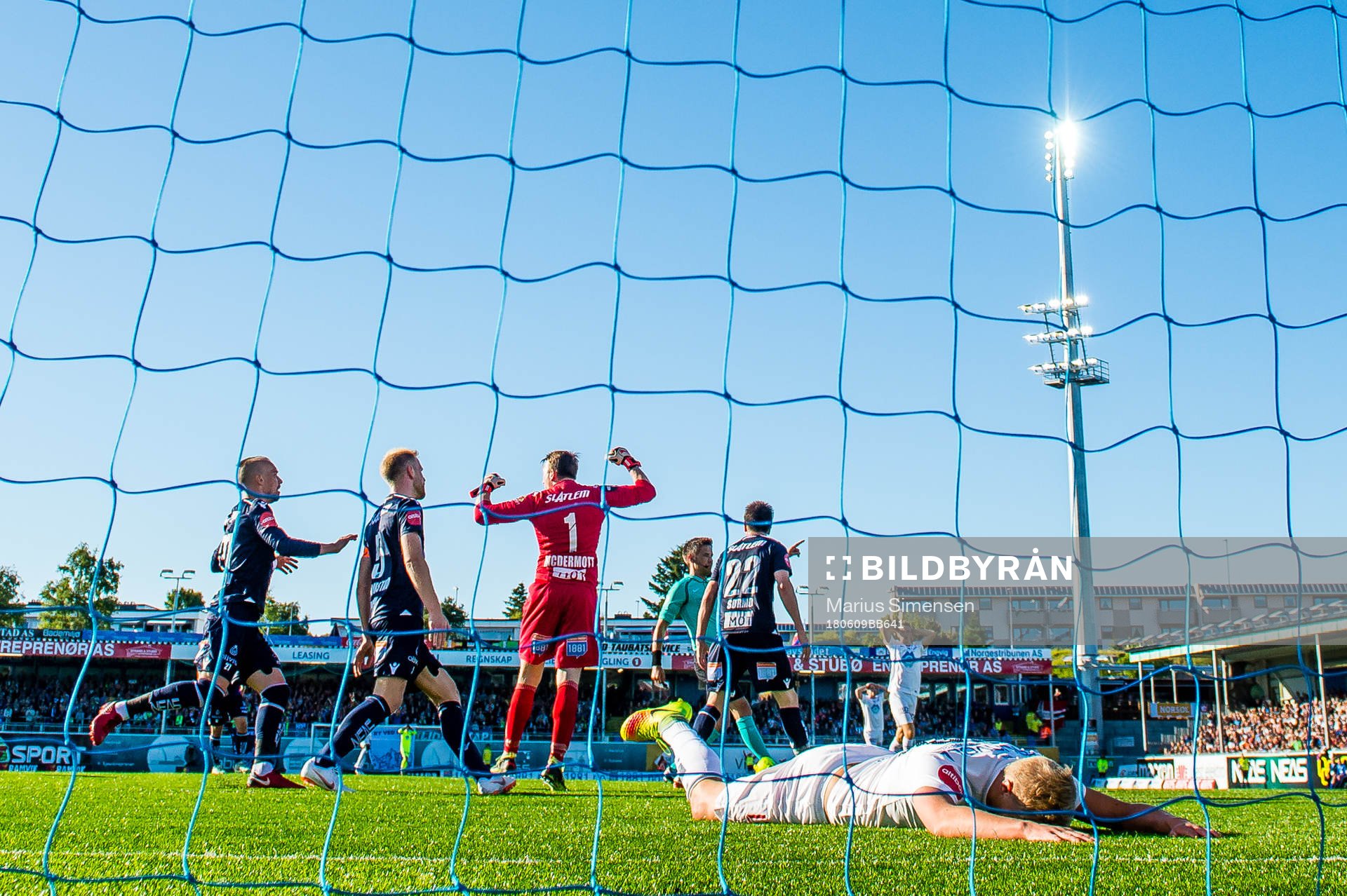 Erling Braut Håland of Molde looks dejected