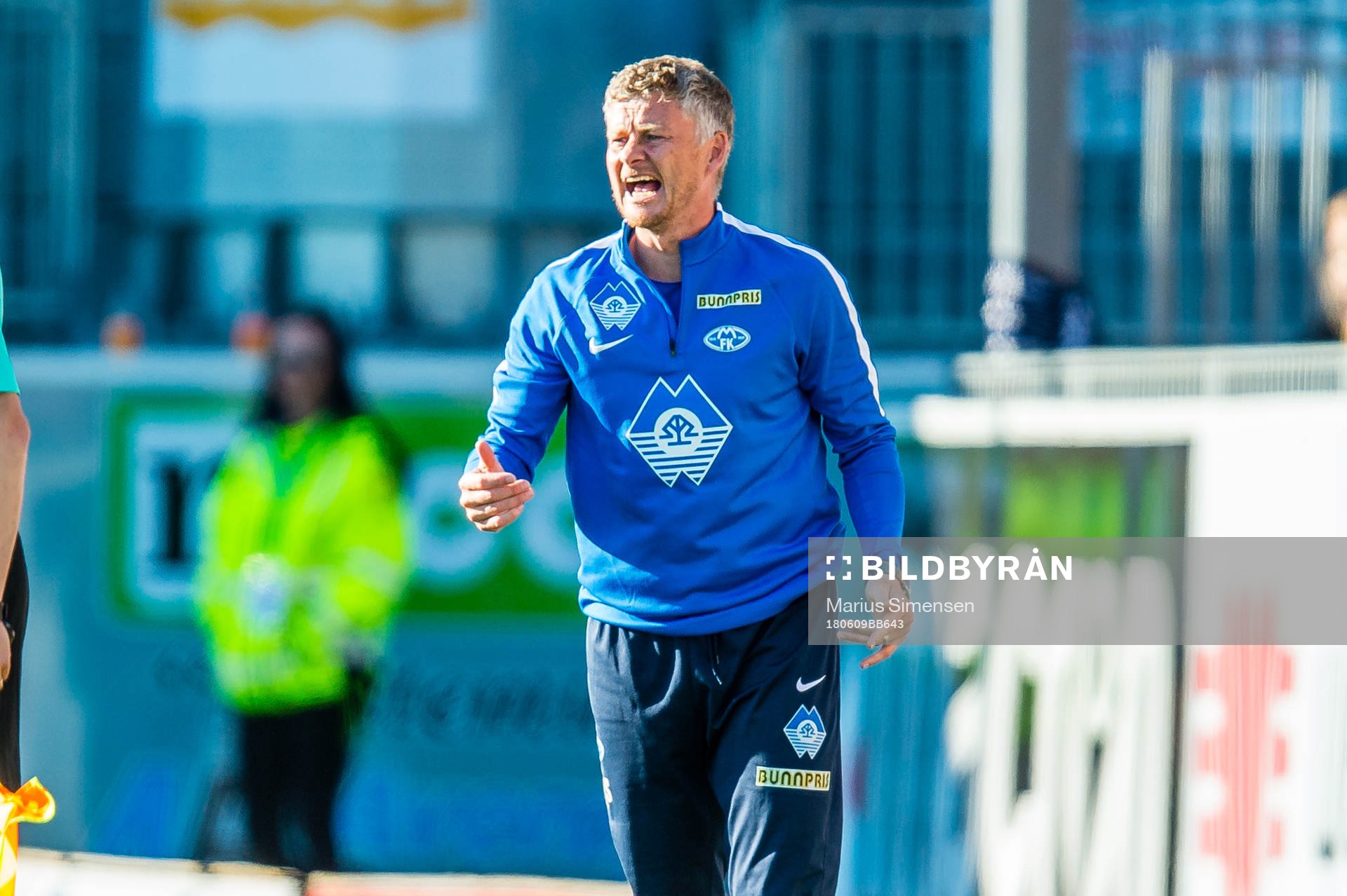 Ole Gunnar Solskjær, head coach of Molde