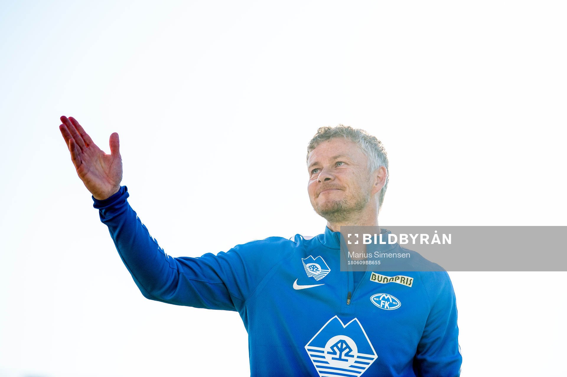 Ole Gunnar Solskjær, head coach of Molde