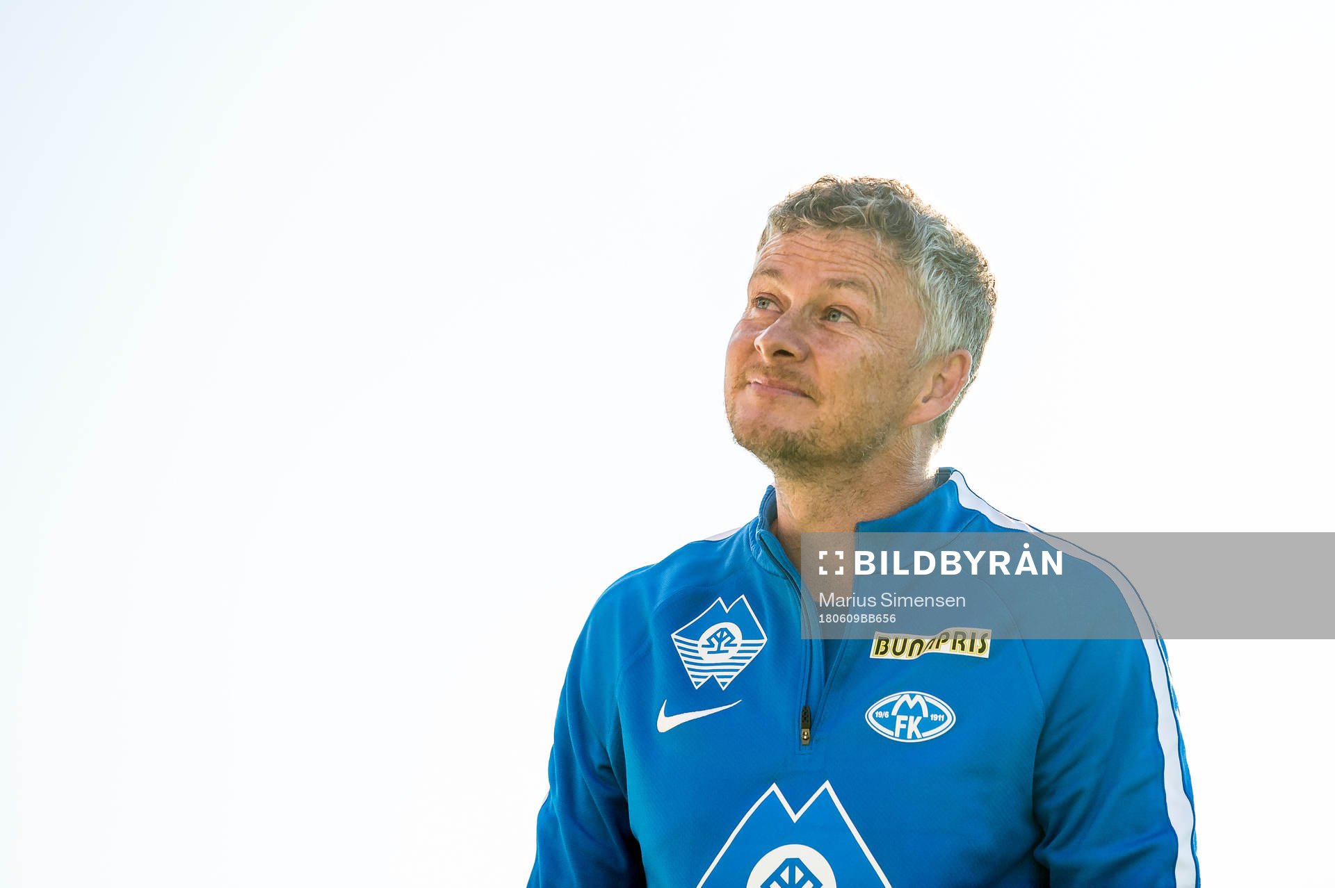 Ole Gunnar Solskjær, head coach of Molde