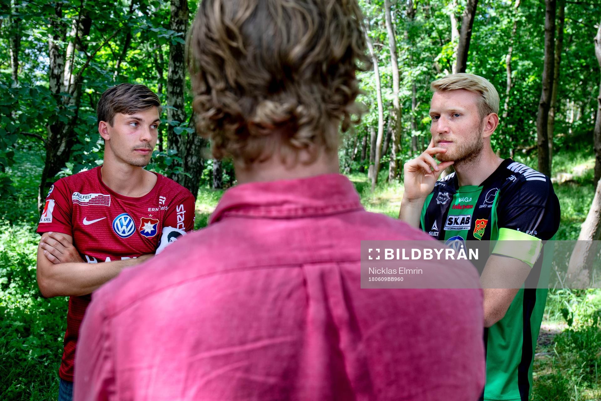 Daniel Paulson Öis och Calle Nyström  GAIS möttes i