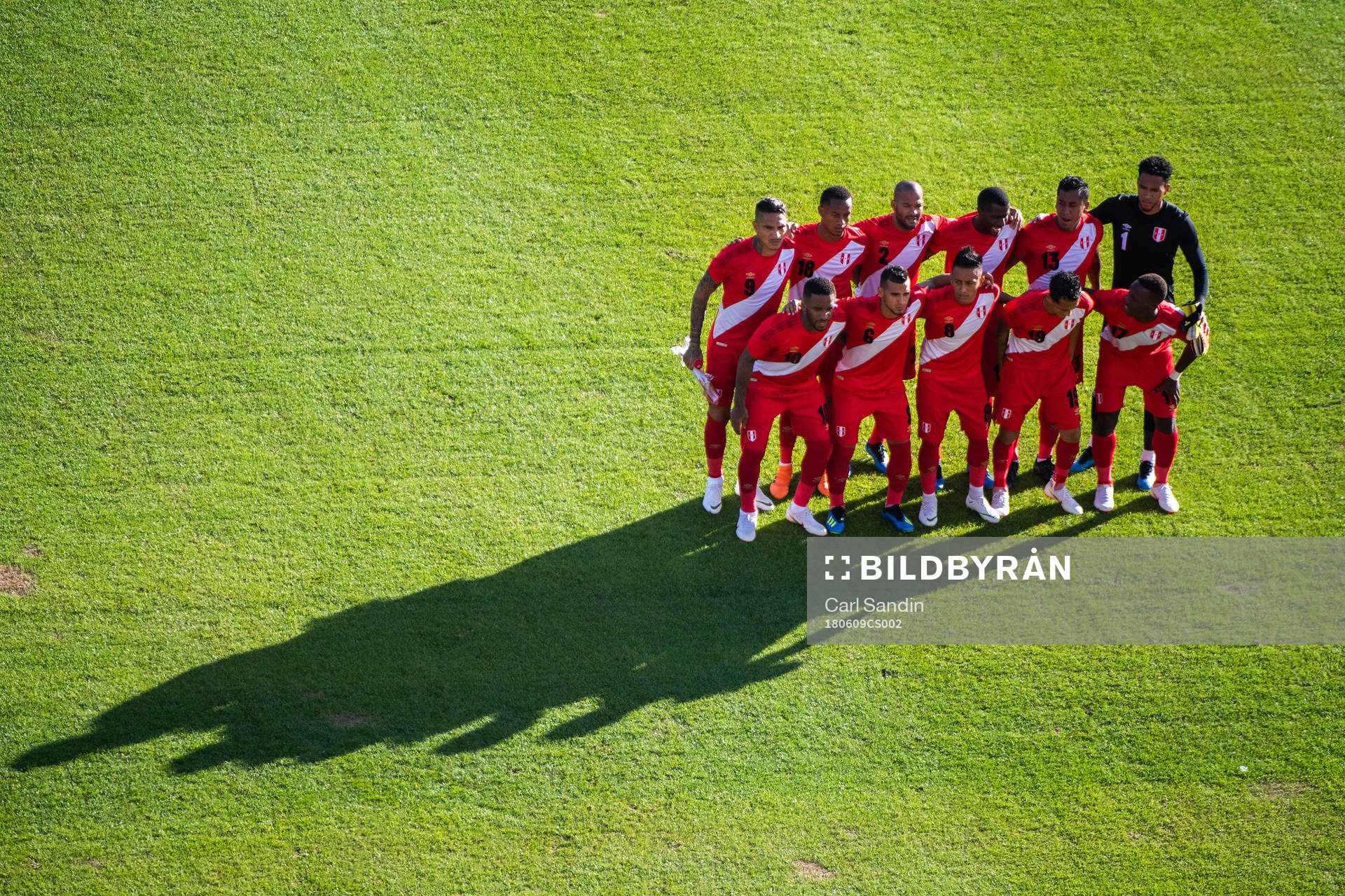 The Peruvian starting eleven