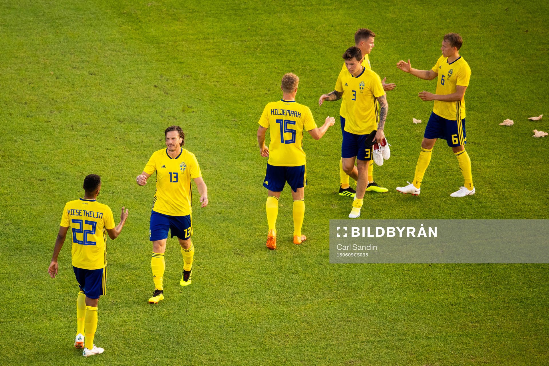 Isaac Keise Thelin, Gustav Svensson, Oscar Hiljemark,