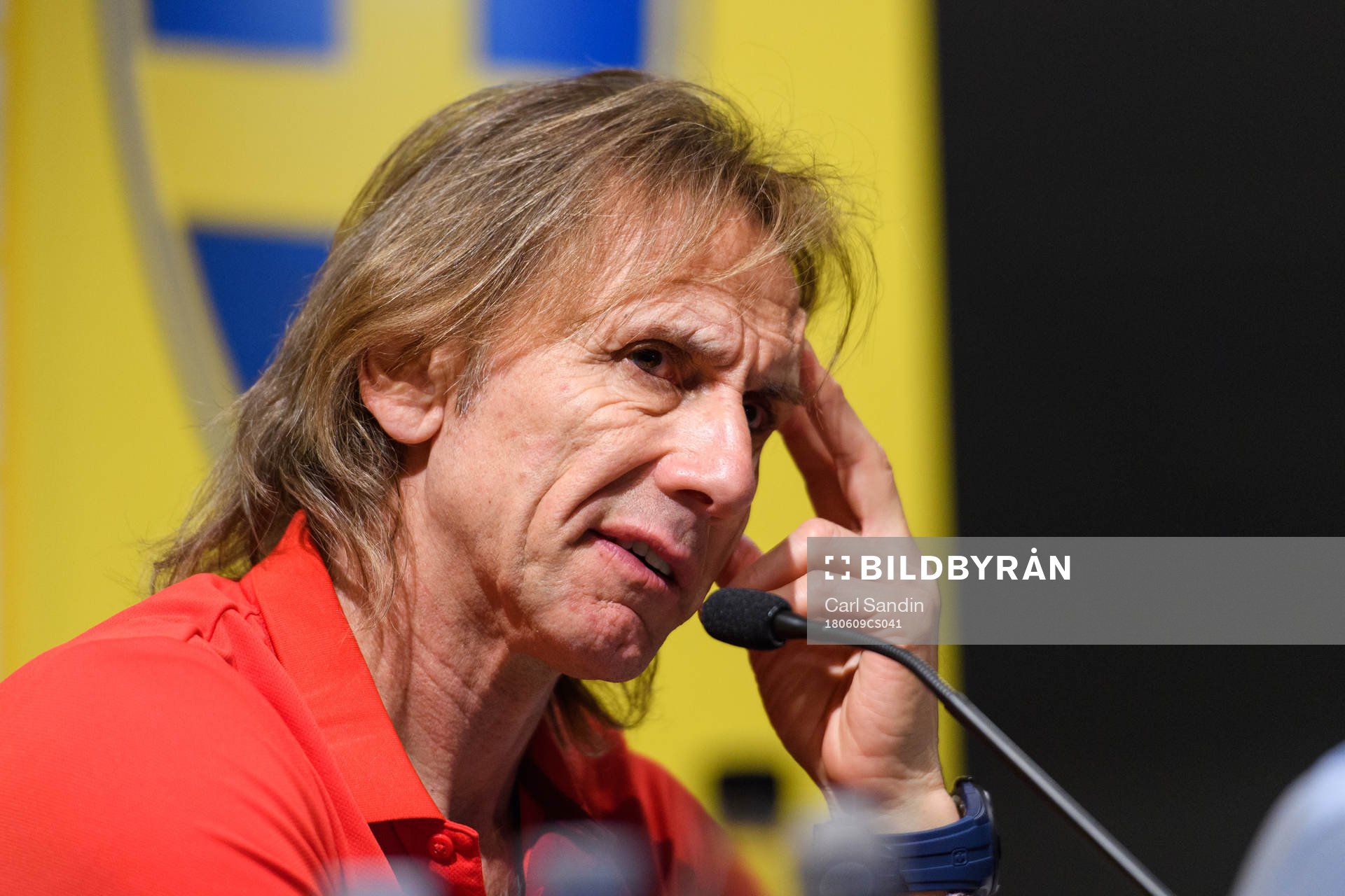 Ricardo Gareca, head coach of Peru
