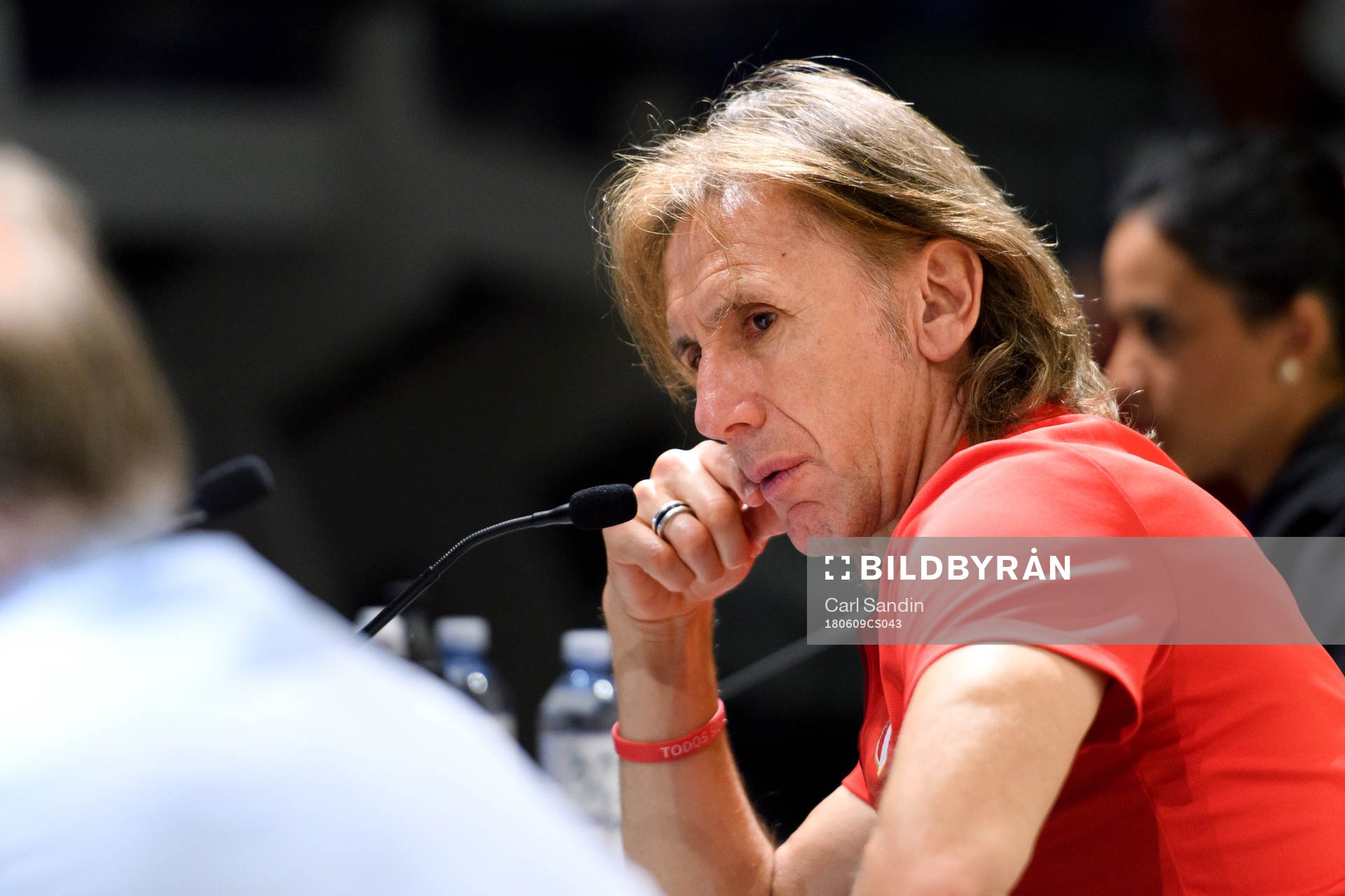 Ricardo Gareca, head coach of Peru