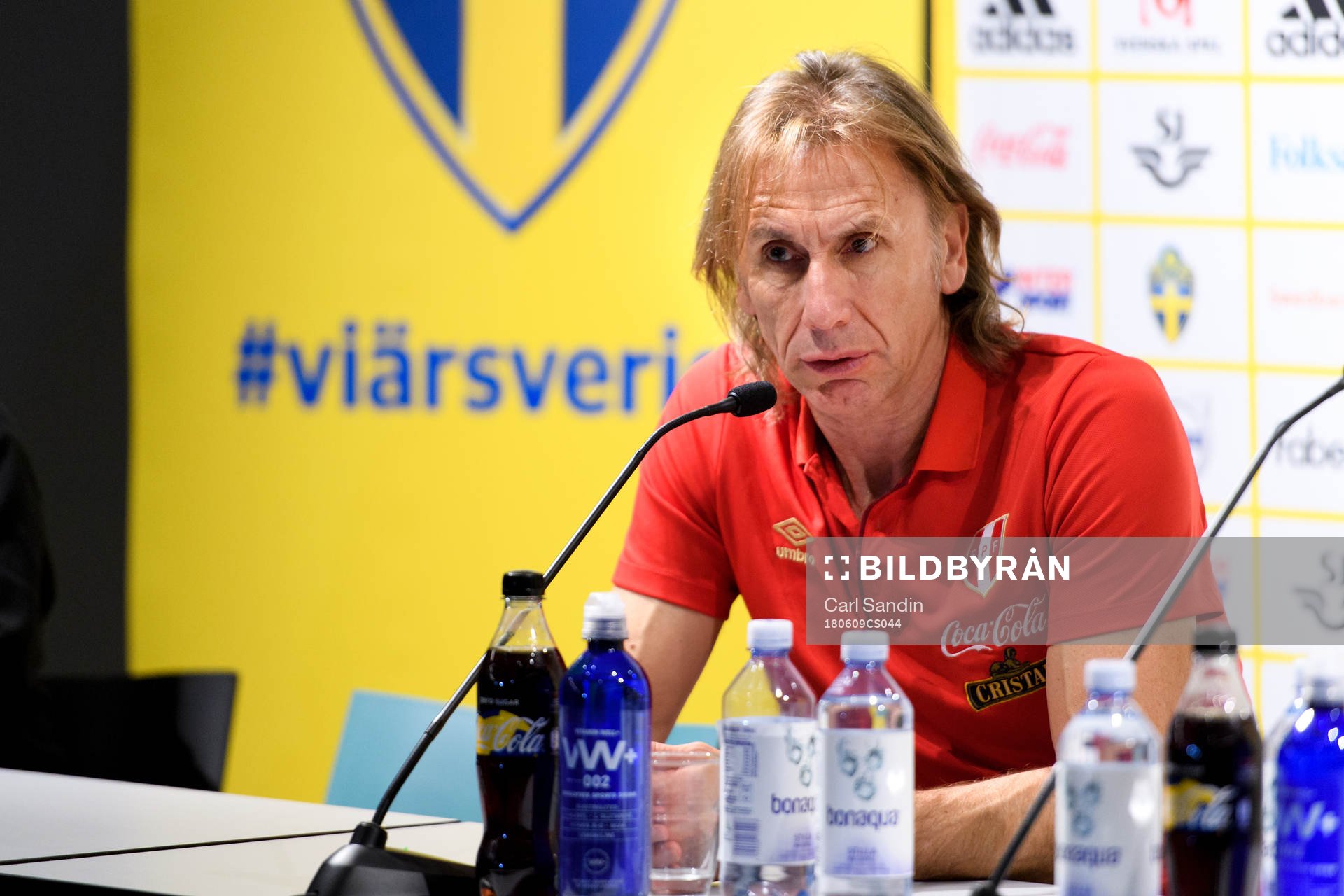Ricardo Gareca, head coach of Peru