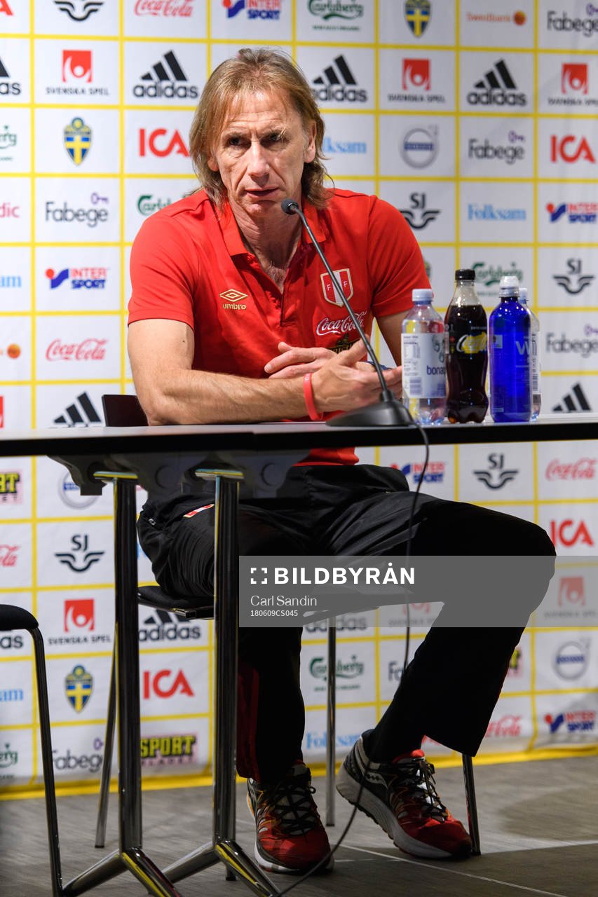 Ricardo Gareca, head coach of Peru