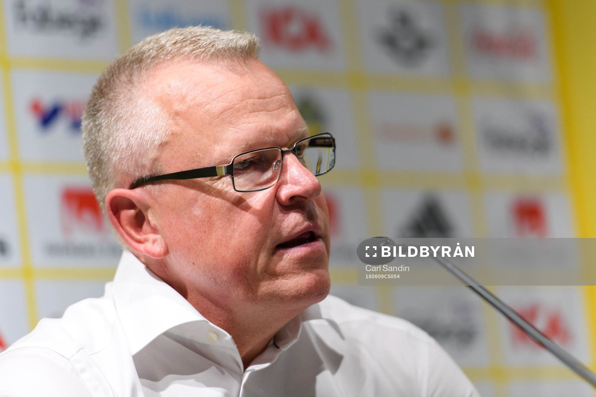 Janne Andersson, head coach of Sweden
