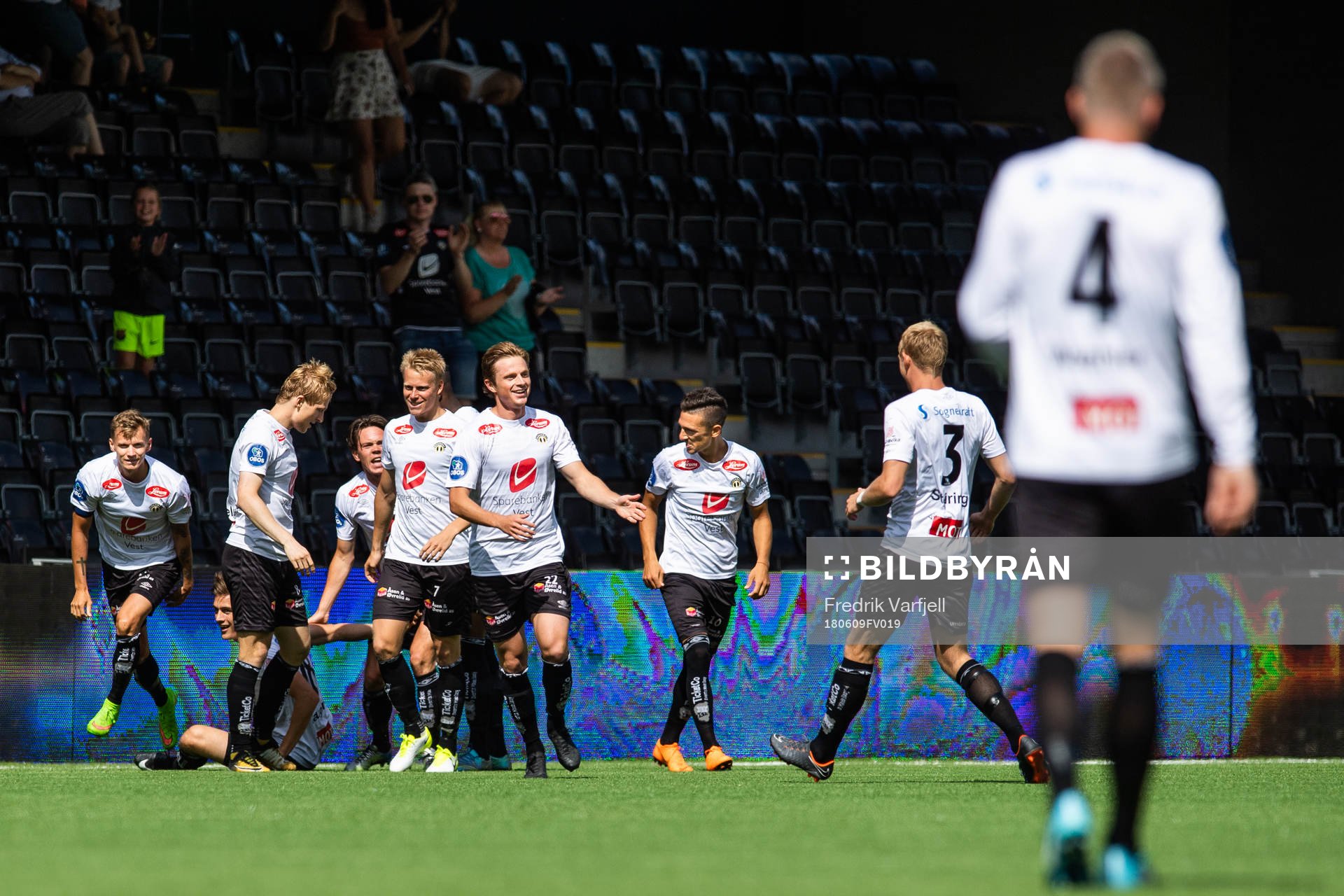 Sogndal players celebrate