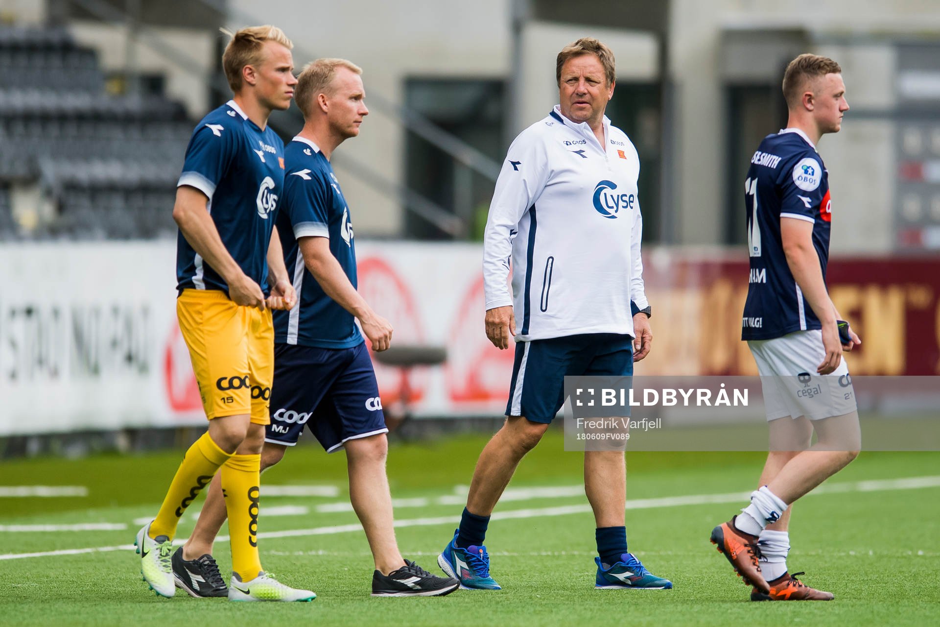 Bjarne Berntsen, head coach of Viking, after the OBOS-ligaen match between Sogndal and Viking on June 9, 2018 in Sogndal. 