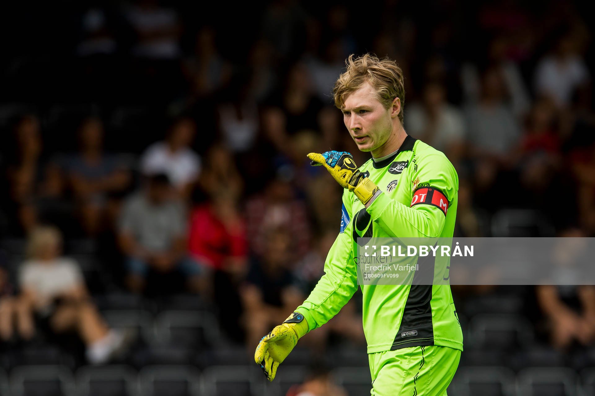 Goalkeeper Mathias Dyngeland of Sogndal