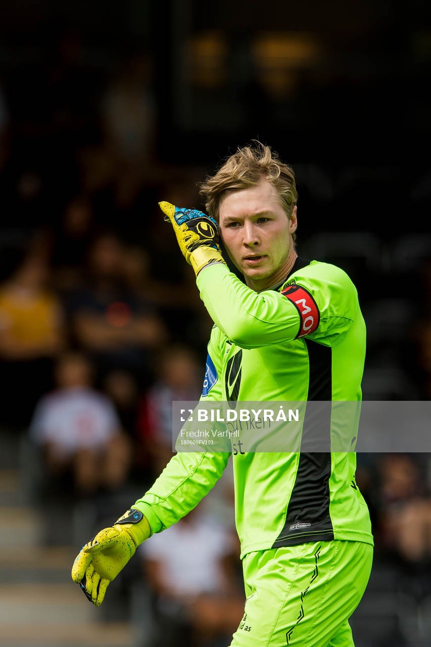 Goalkeeper Mathias Dyngeland of Sogndal