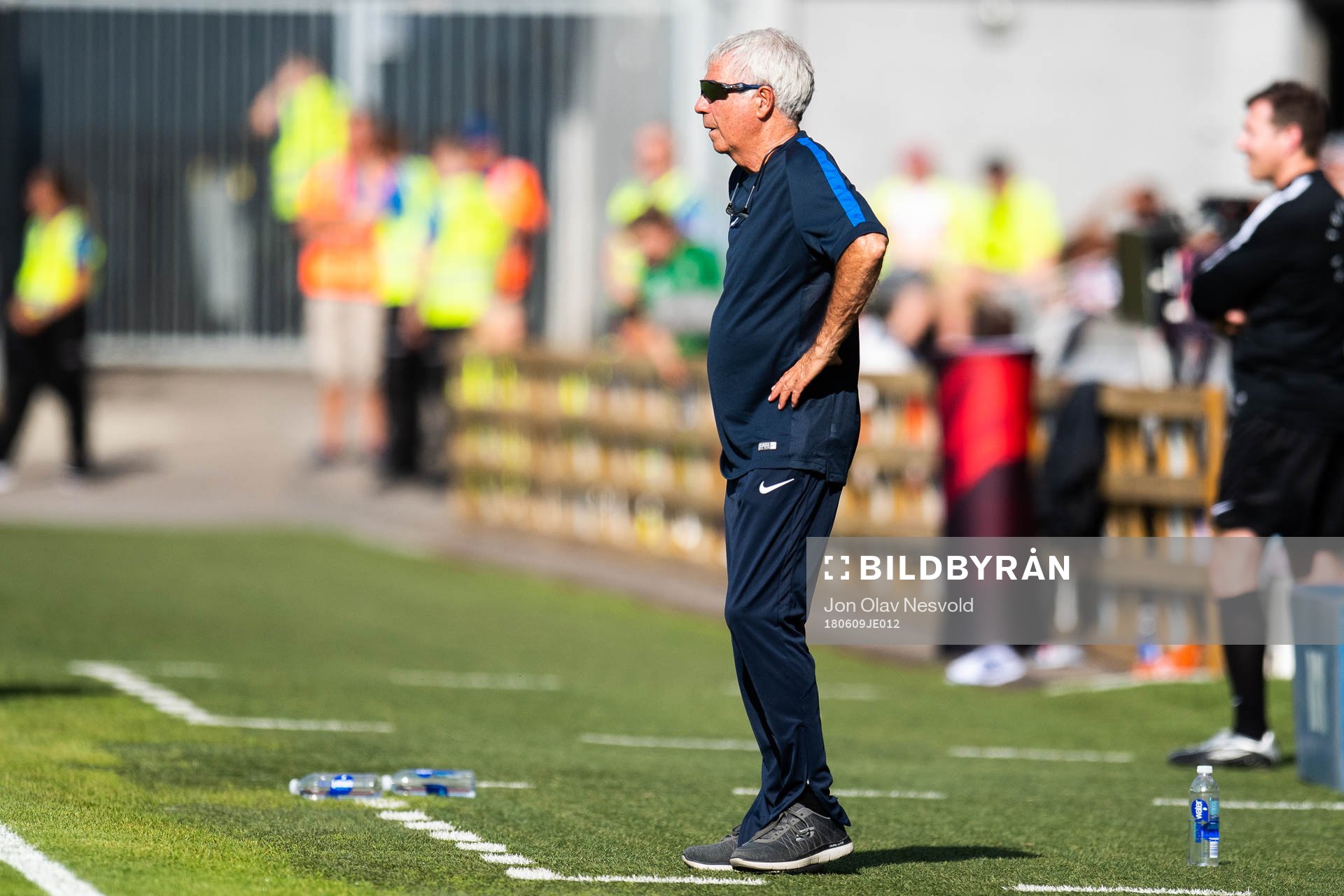 Egil Drillo Olsen, head coach of Norway