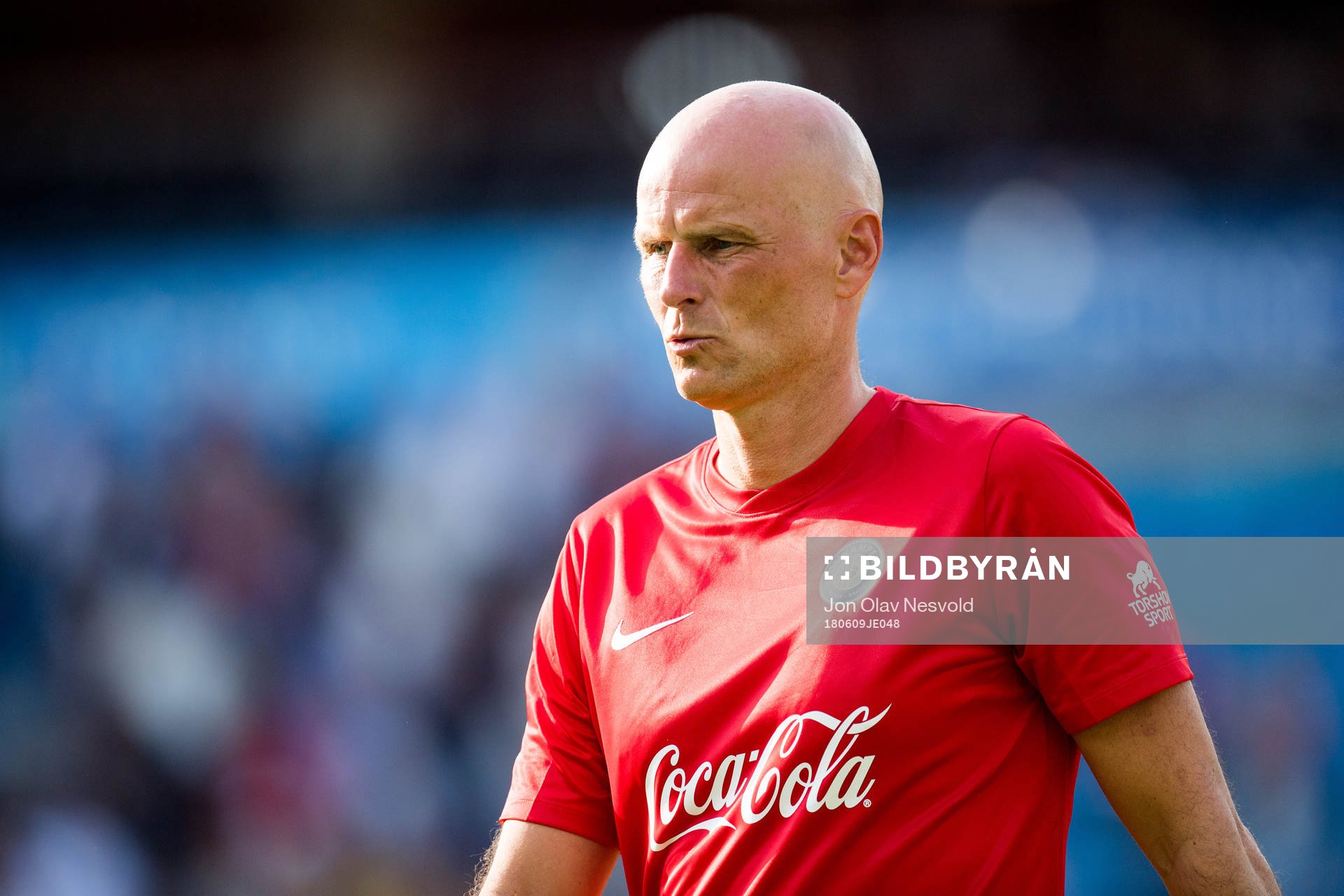 Ståle Solbakken of Norway looks dejected