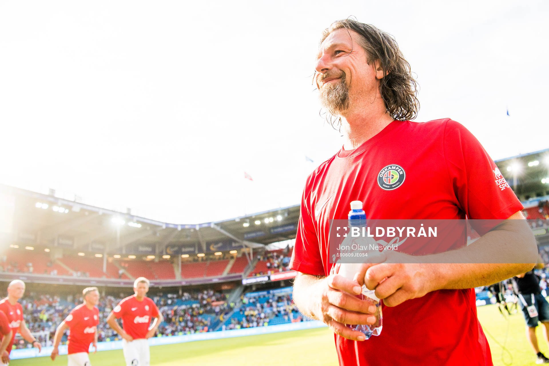 Erik Mykland of Norway after the Omkampen match between Norway 1998 and Brazil 1998 on June 9, 2018 in Oslo.