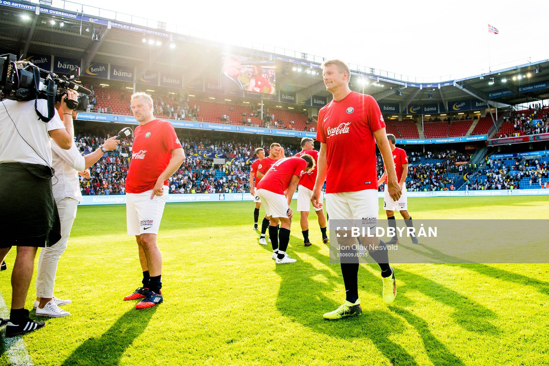 Jostein Flo of Norway after the Omkampen match between Norway 1998 and Brazil 1998 on June 9, 2018 in Oslo.