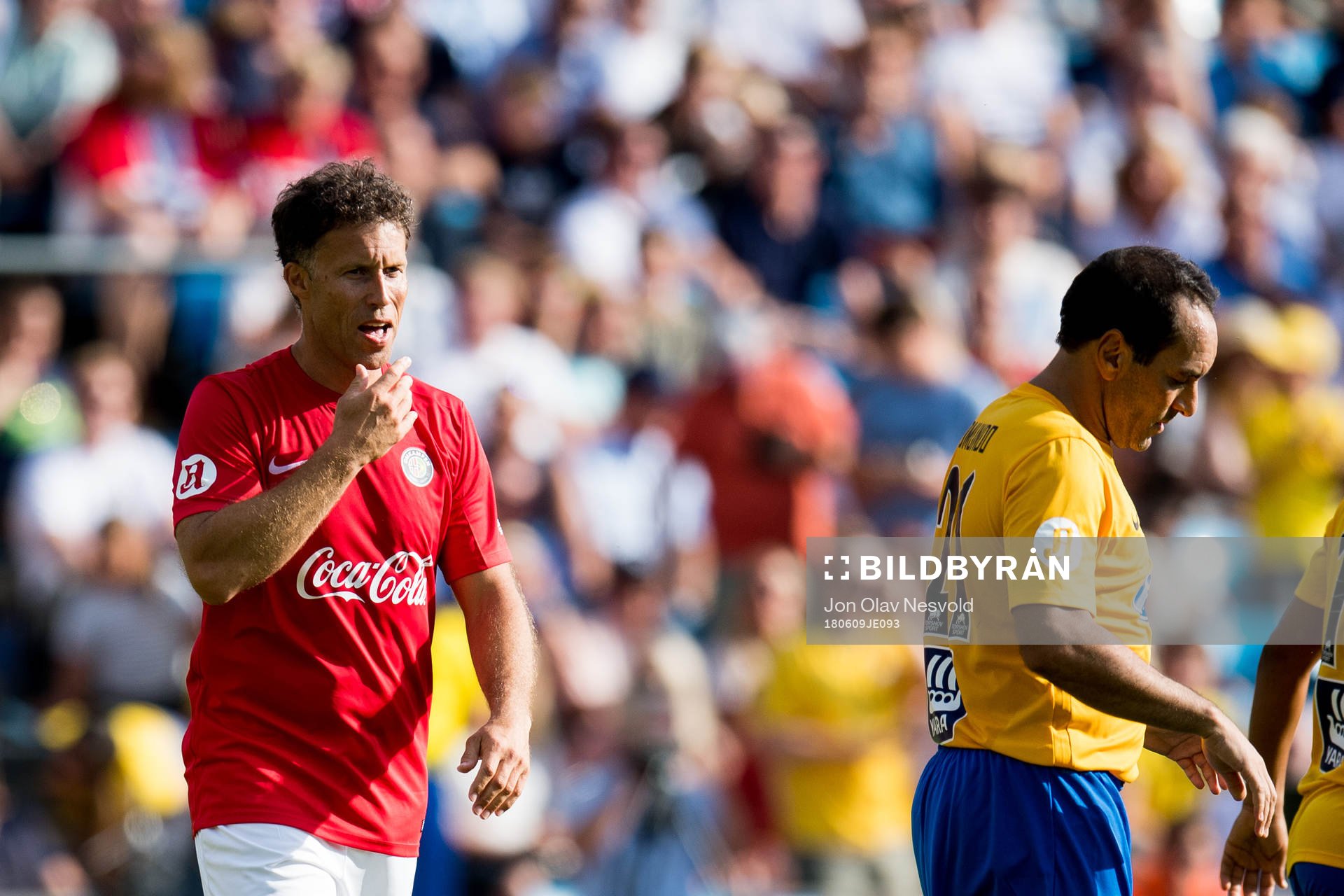 Ronny Johnsen of Norway during the Omkampen match between Norway 1998 and Brazil 1998 on June 9, 2018 in Oslo.
