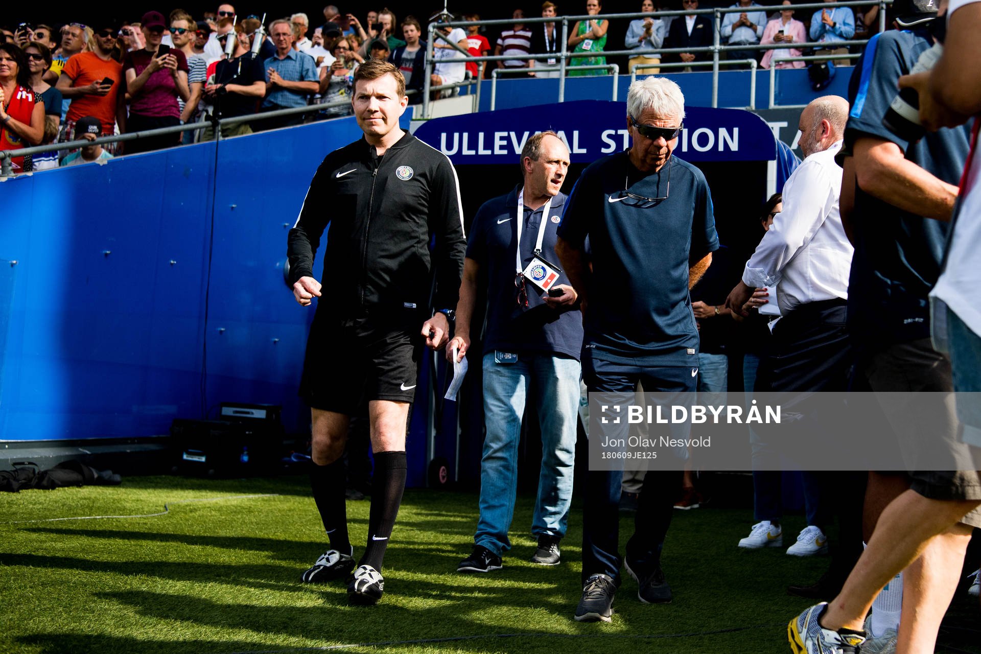Egil Drillo Olsen, head coach of Norway
