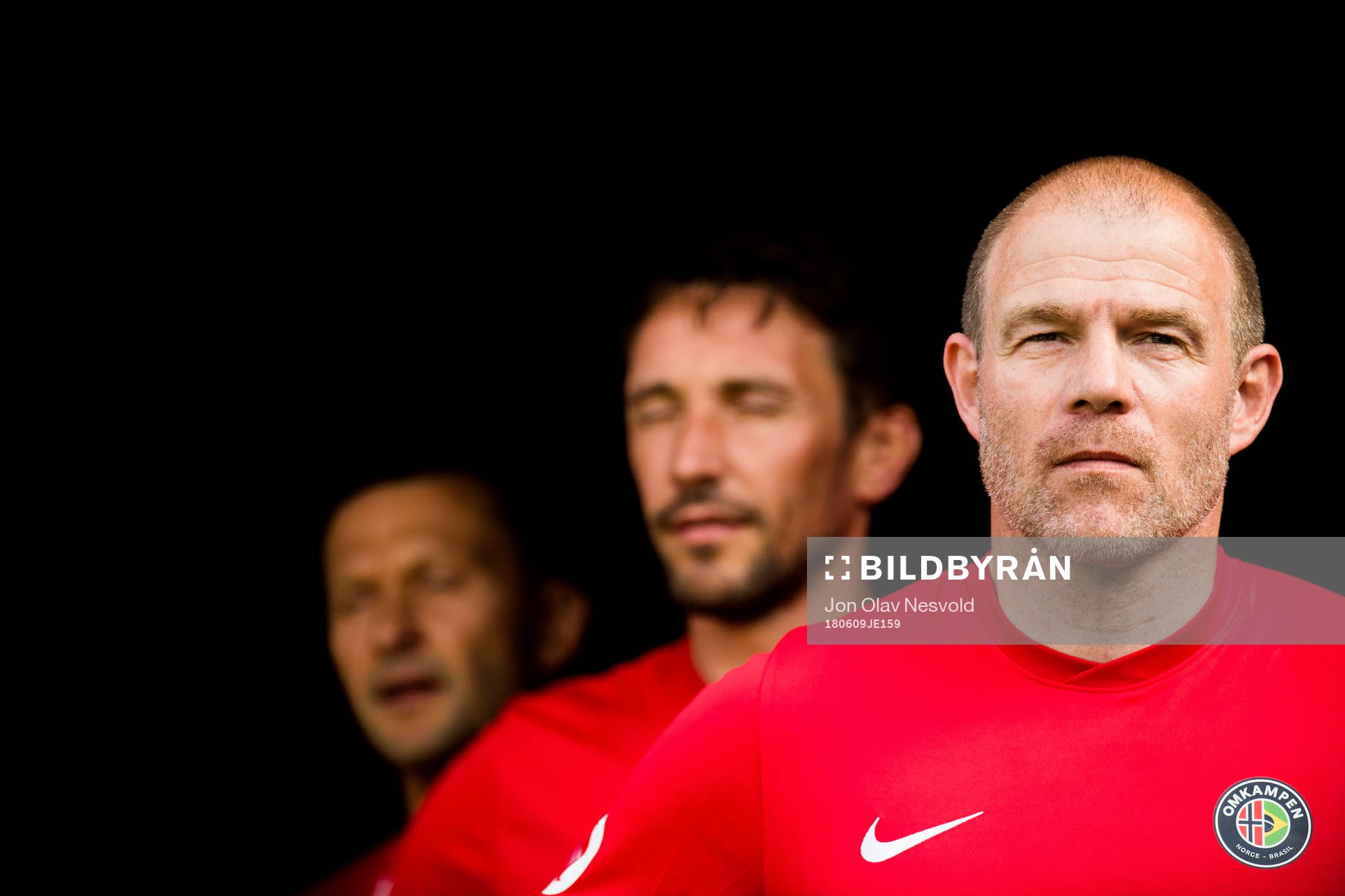 Roar Strand, Vidar Riseth and Egil Østenstad of Norway