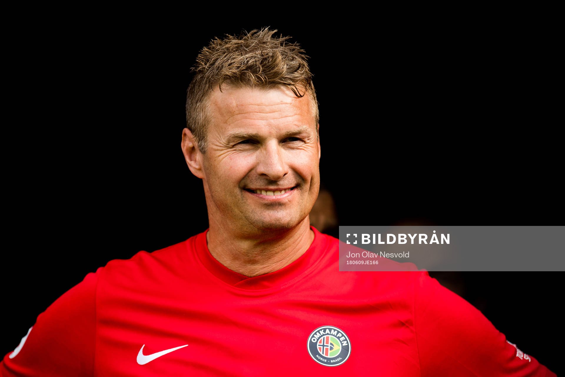 Jostein Flo of Norway ahead of the Omkampen match between Norway 1998 and Brazil 1998 on June 9, 2018 in Oslo.