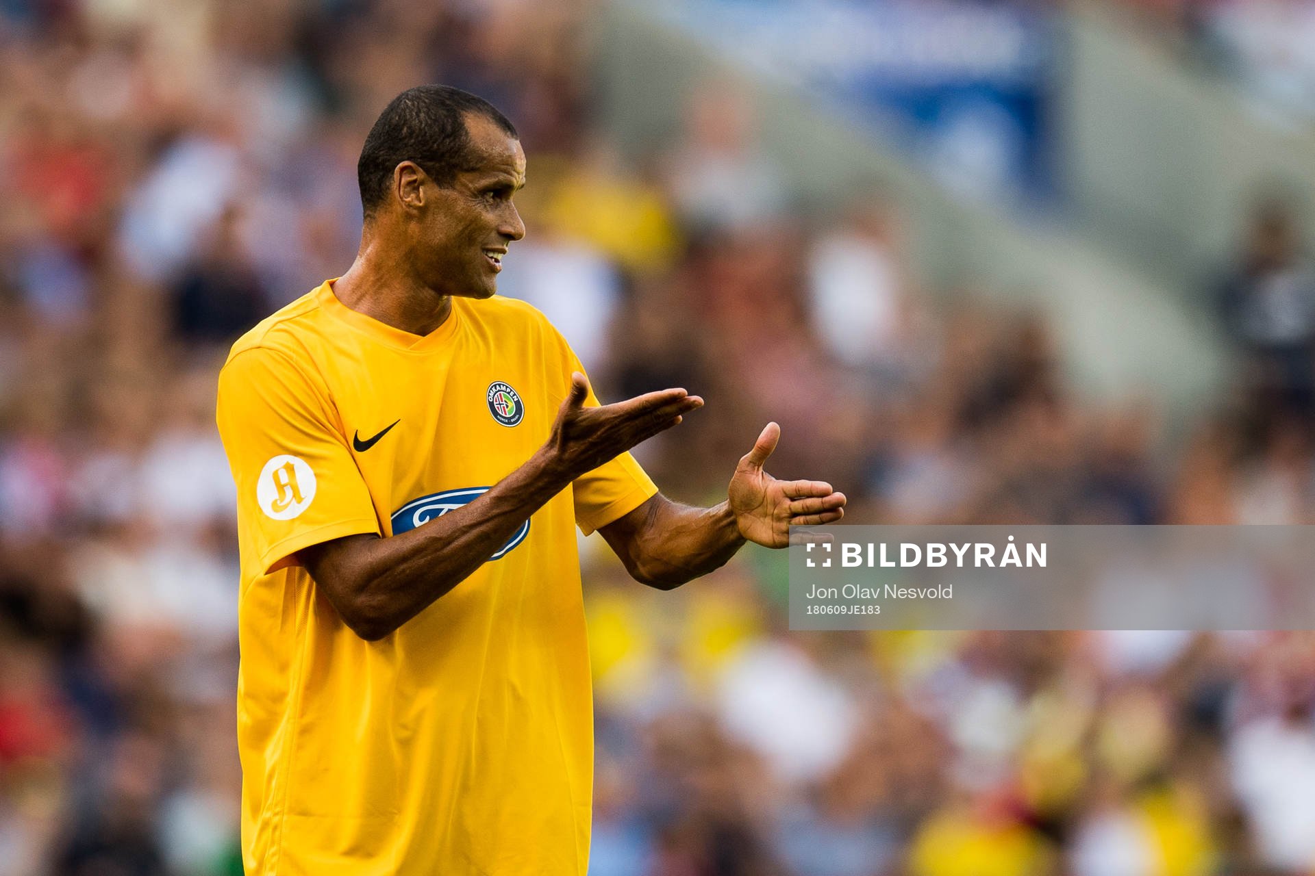 Rivaldo of Brazil during the Omkampen match between Norway 1998 and Brazil 1998 on June 9, 2018 in Oslo.