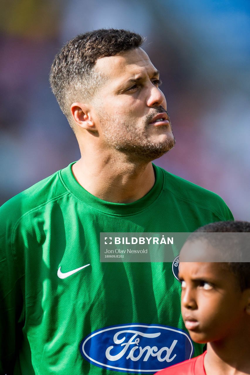Goalkeeper Julio Cesar of Brazil