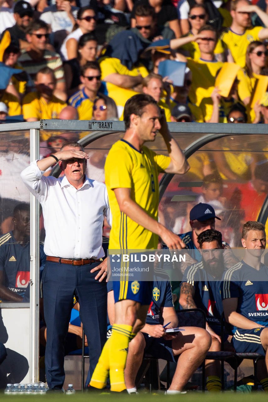 Janne Andersson, head coach of Sweden