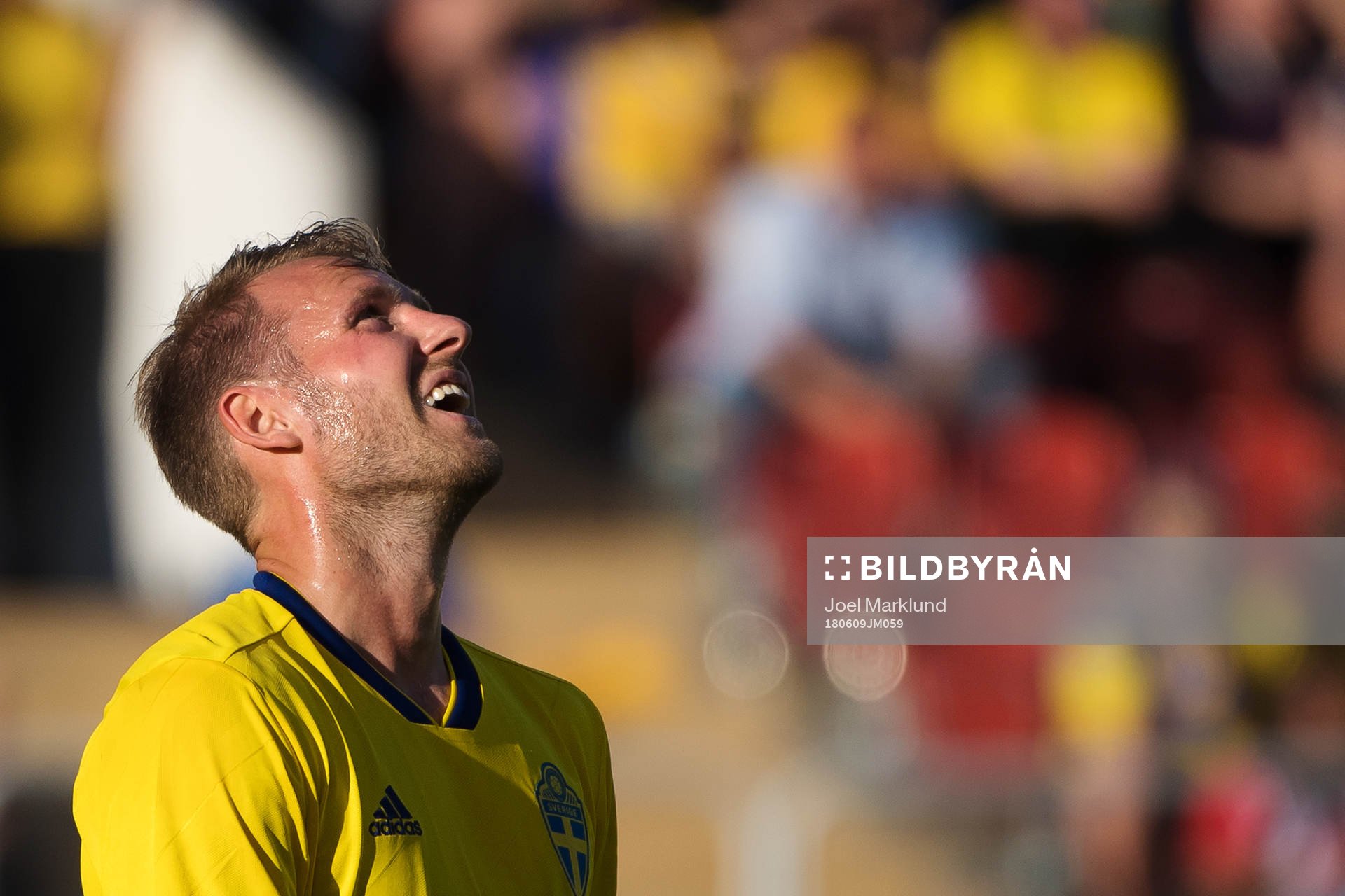 Ola Toivonen of Sweden look dejected